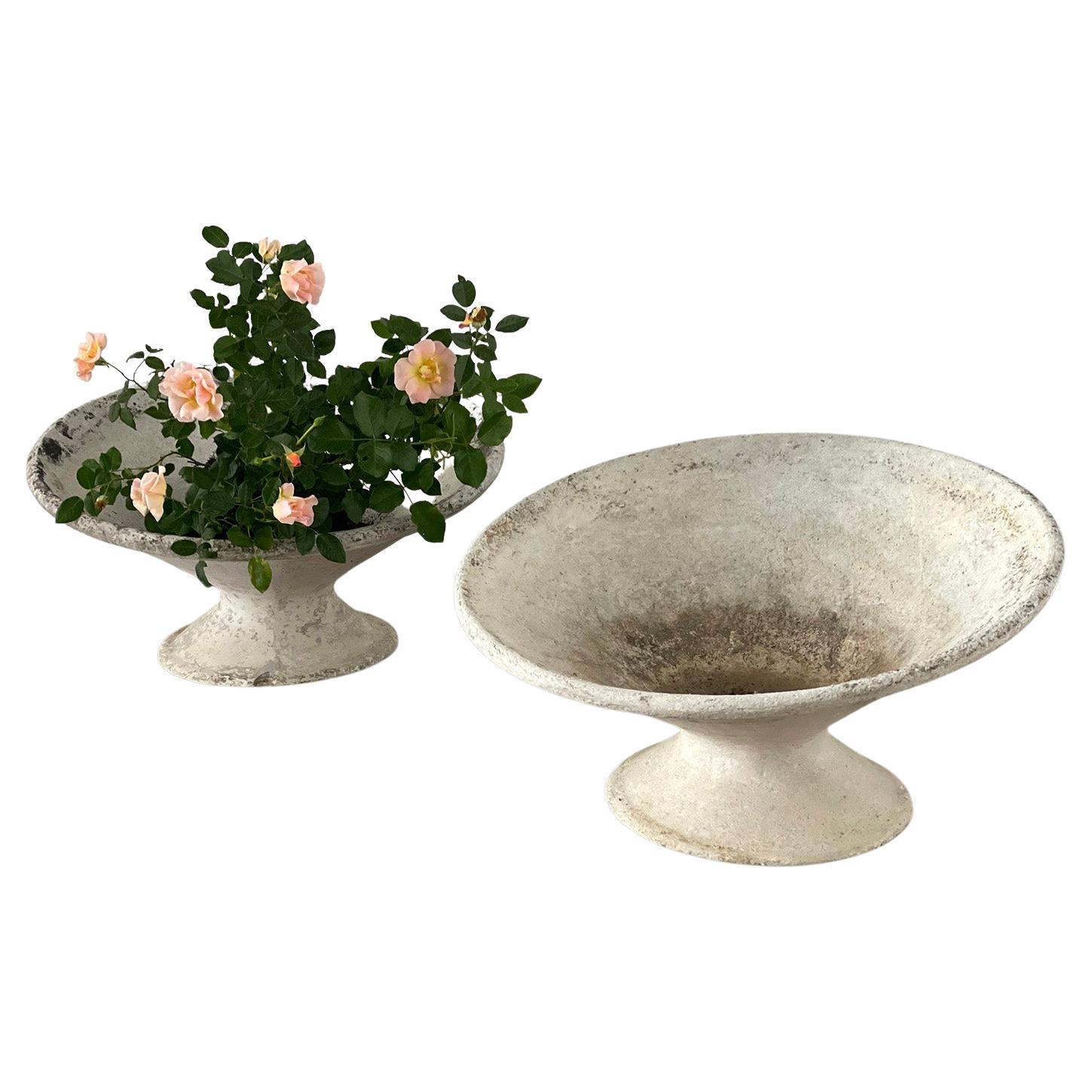Willy Guhl Pair of Tilted Planters