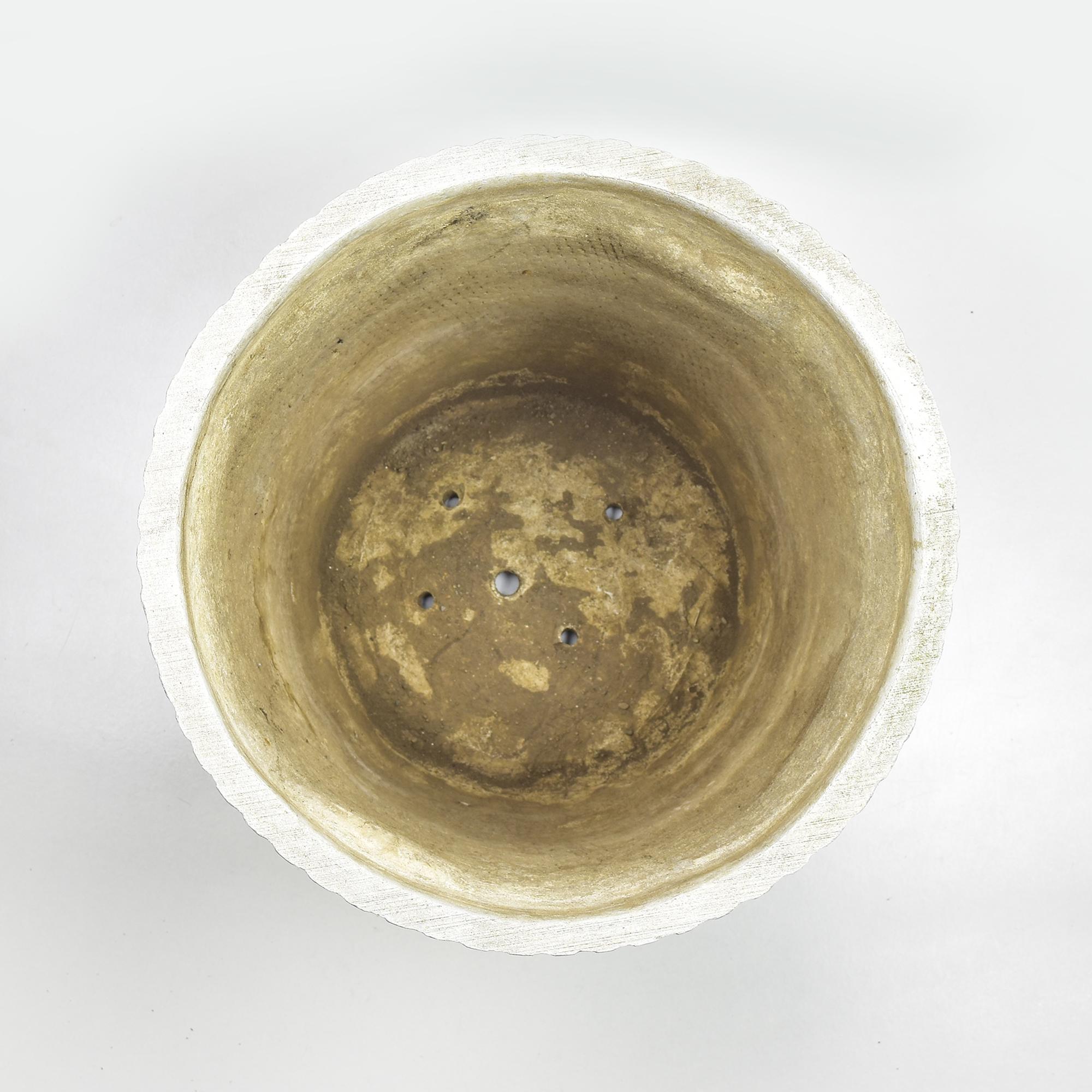 Mid-20th Century Willy Guhl Planter with Coaster for Eternit, Mid-Century Modern Design For Sale