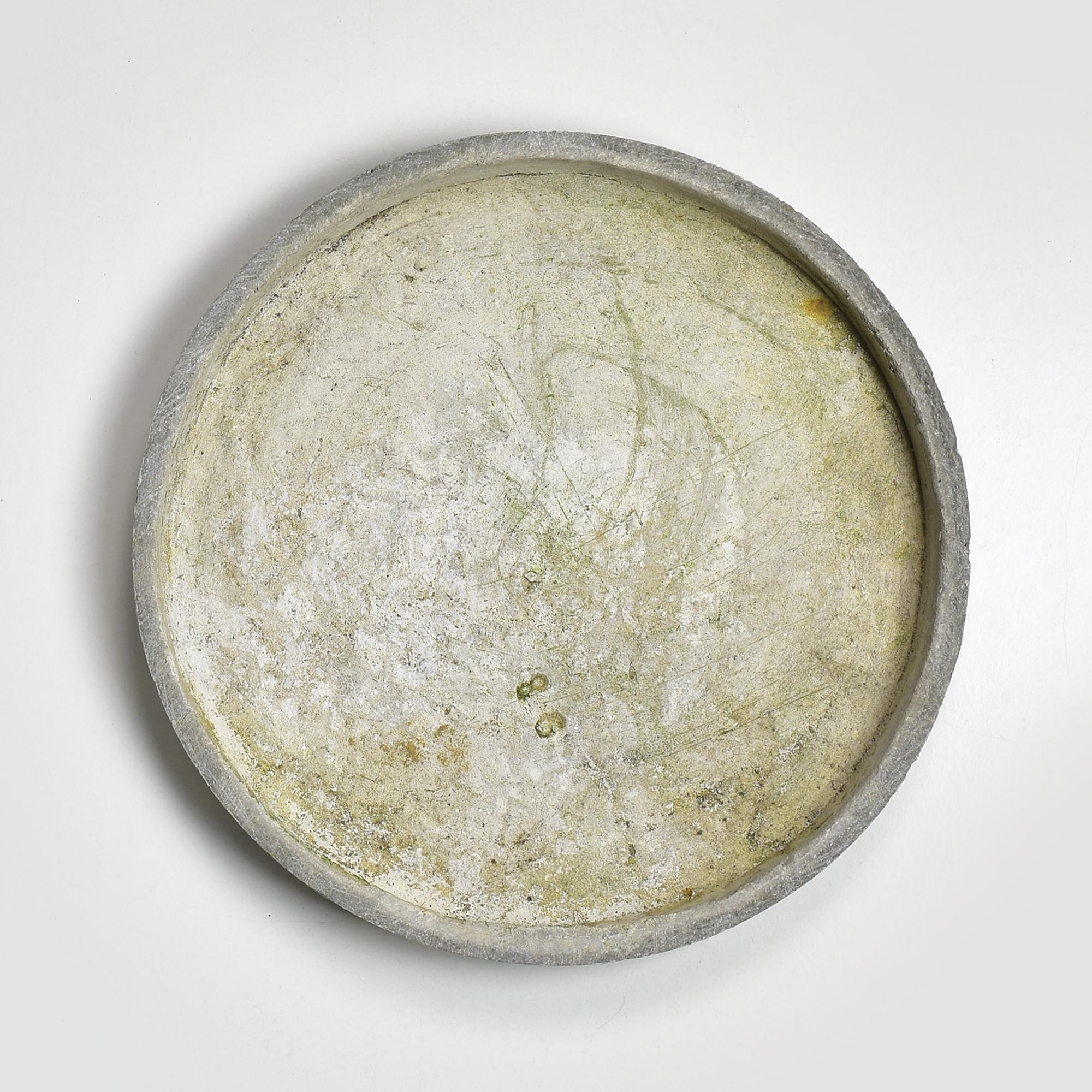 Willy Guhl Planter with Coaster for Eternit, Mid-Century Modern Design For Sale 1