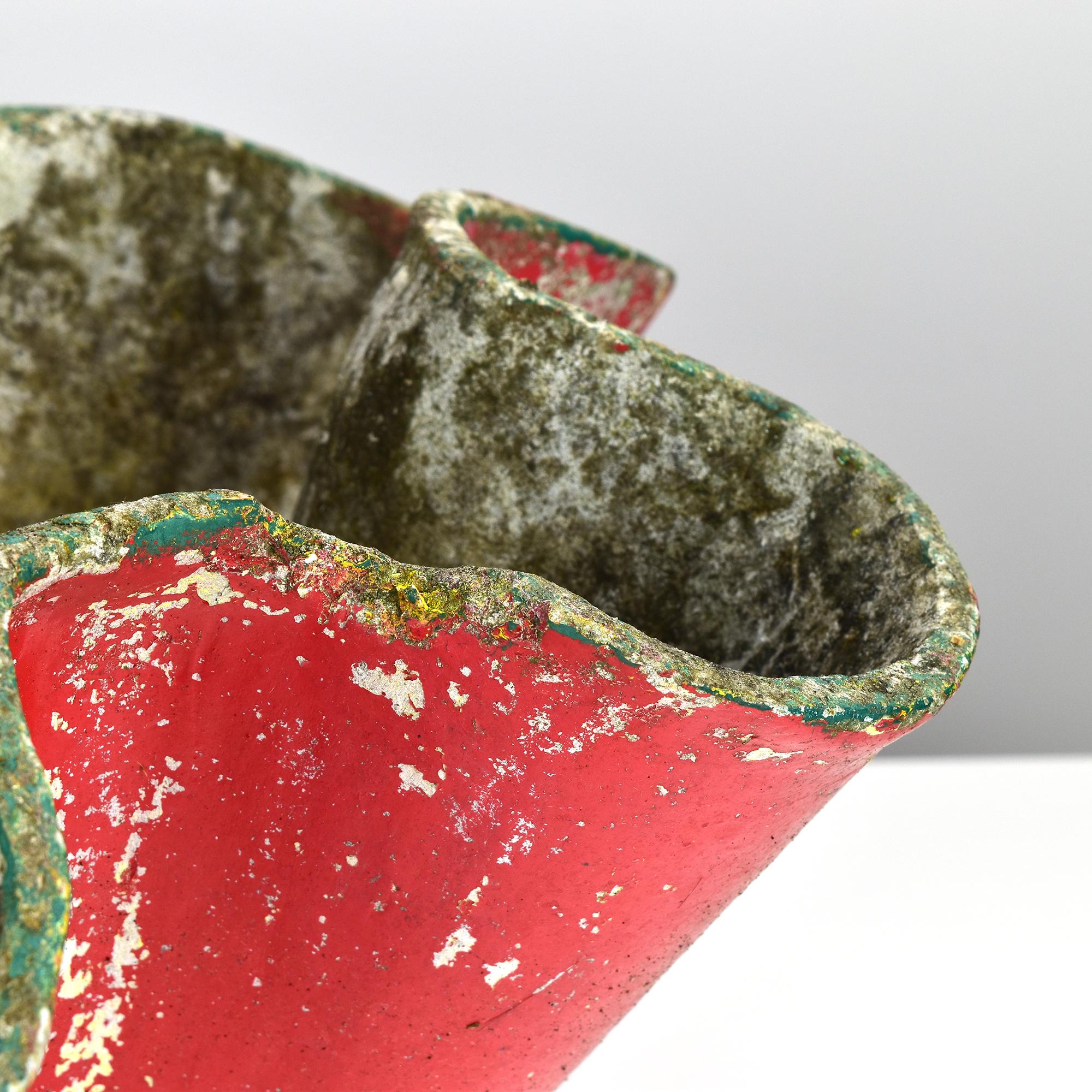 Willy Guhl Pflanzgefäße, 2er-Set für Eternit, Mid-Century Modern Muscheldesign im Angebot 5