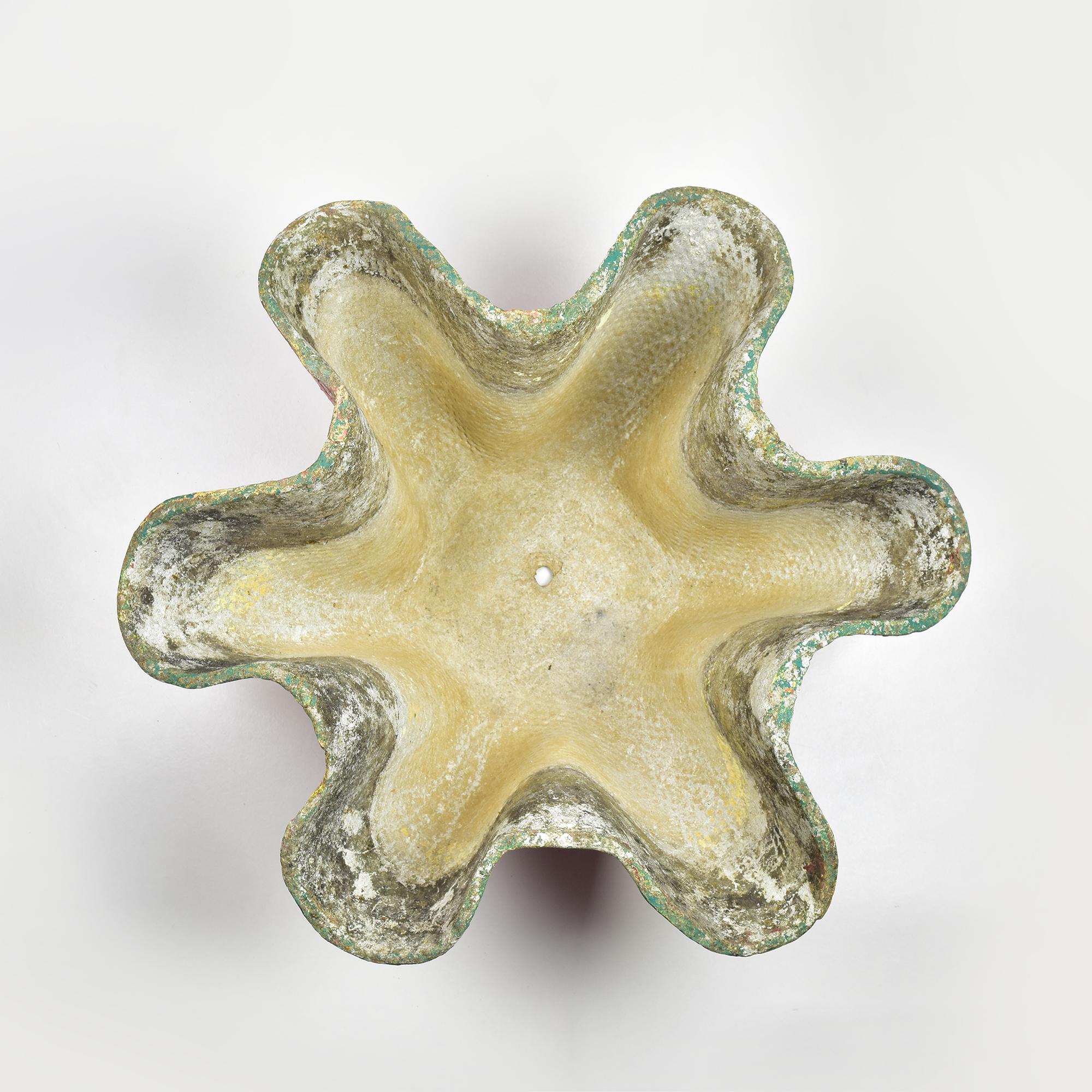 Willy Guhl Pflanzgefäße, 2er-Set für Eternit, Mid-Century Modern Muscheldesign im Angebot 7
