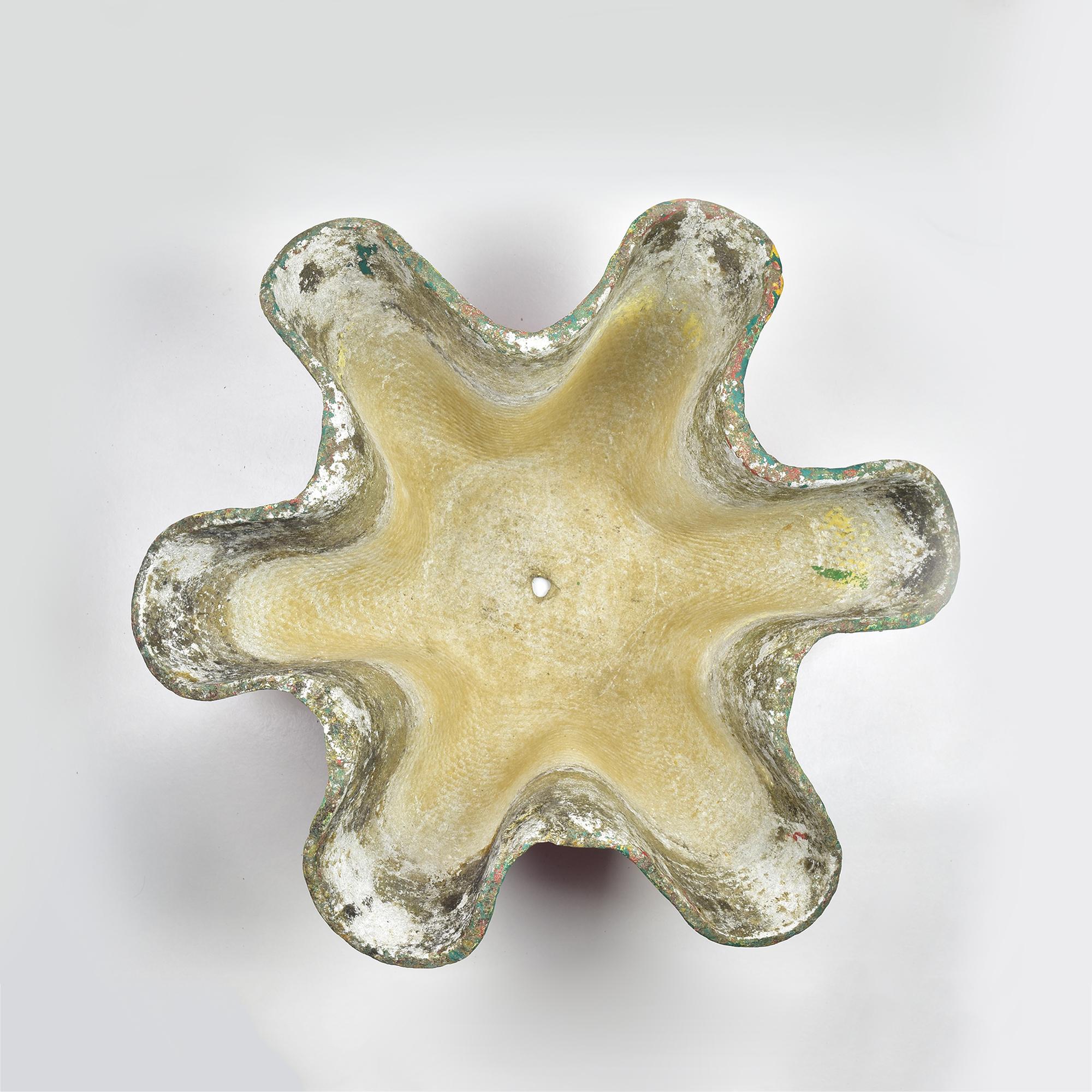 Willy Guhl Pflanzgefäße, 2er-Set für Eternit, Mid-Century Modern Muscheldesign im Angebot 9