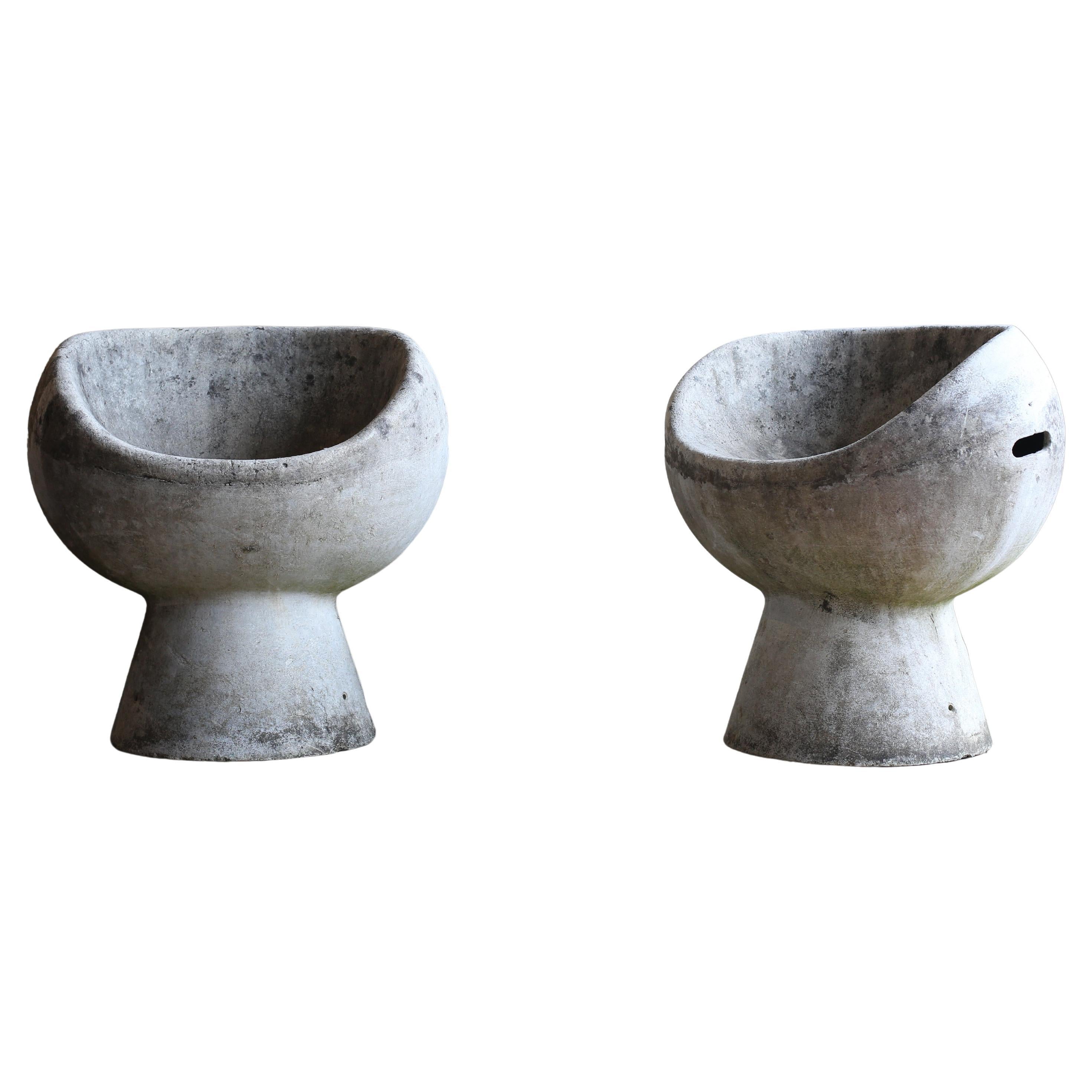 Willy Guhl Pod-Stuhl, Beton, 1960er Jahre, Schweiz