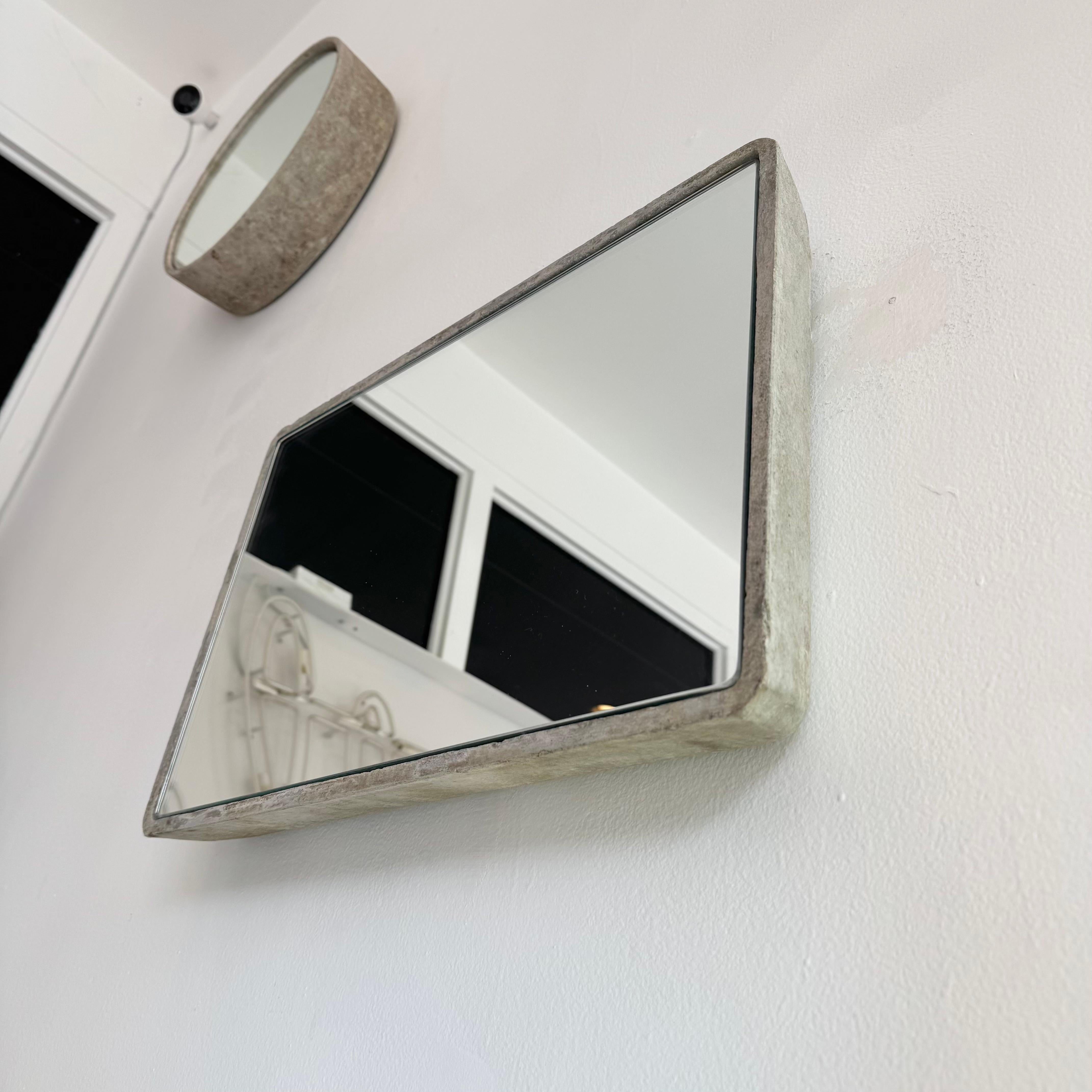 Willy Guhl Rectangular Concrete Mirror, 1960s Switzerland en venta 4
