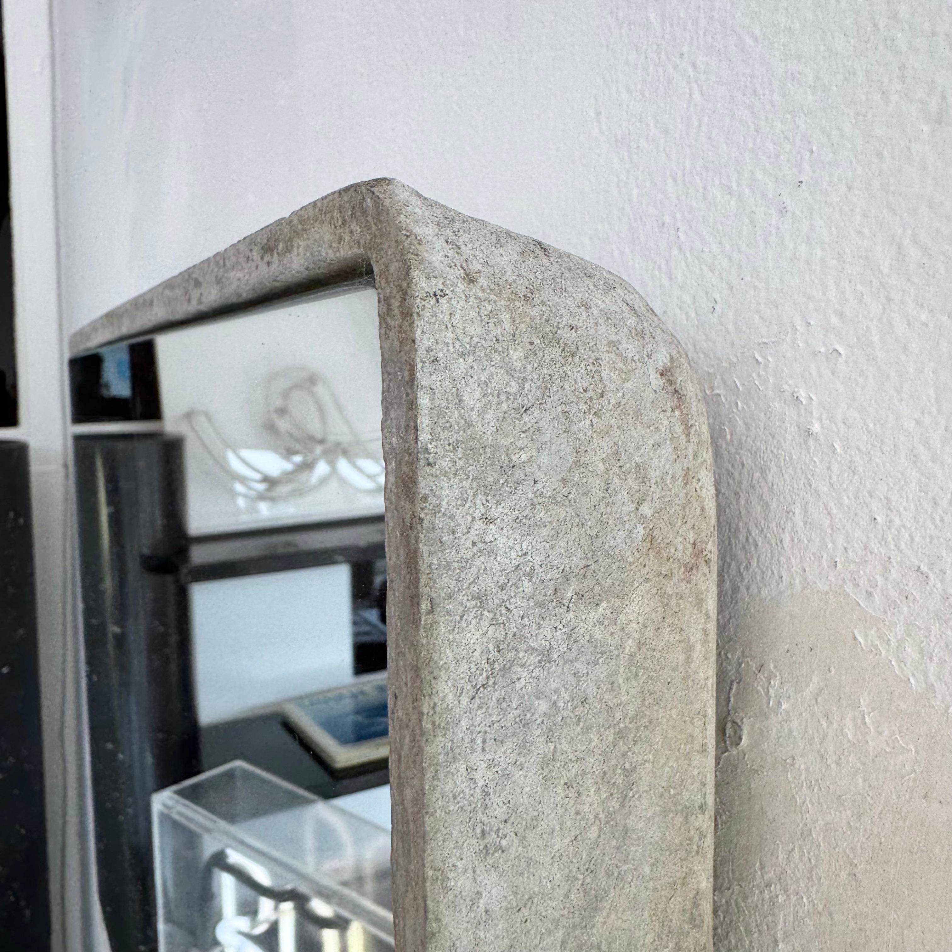 Willy Guhl Rectangular Concrete Mirror, 1960s Switzerland en venta 5