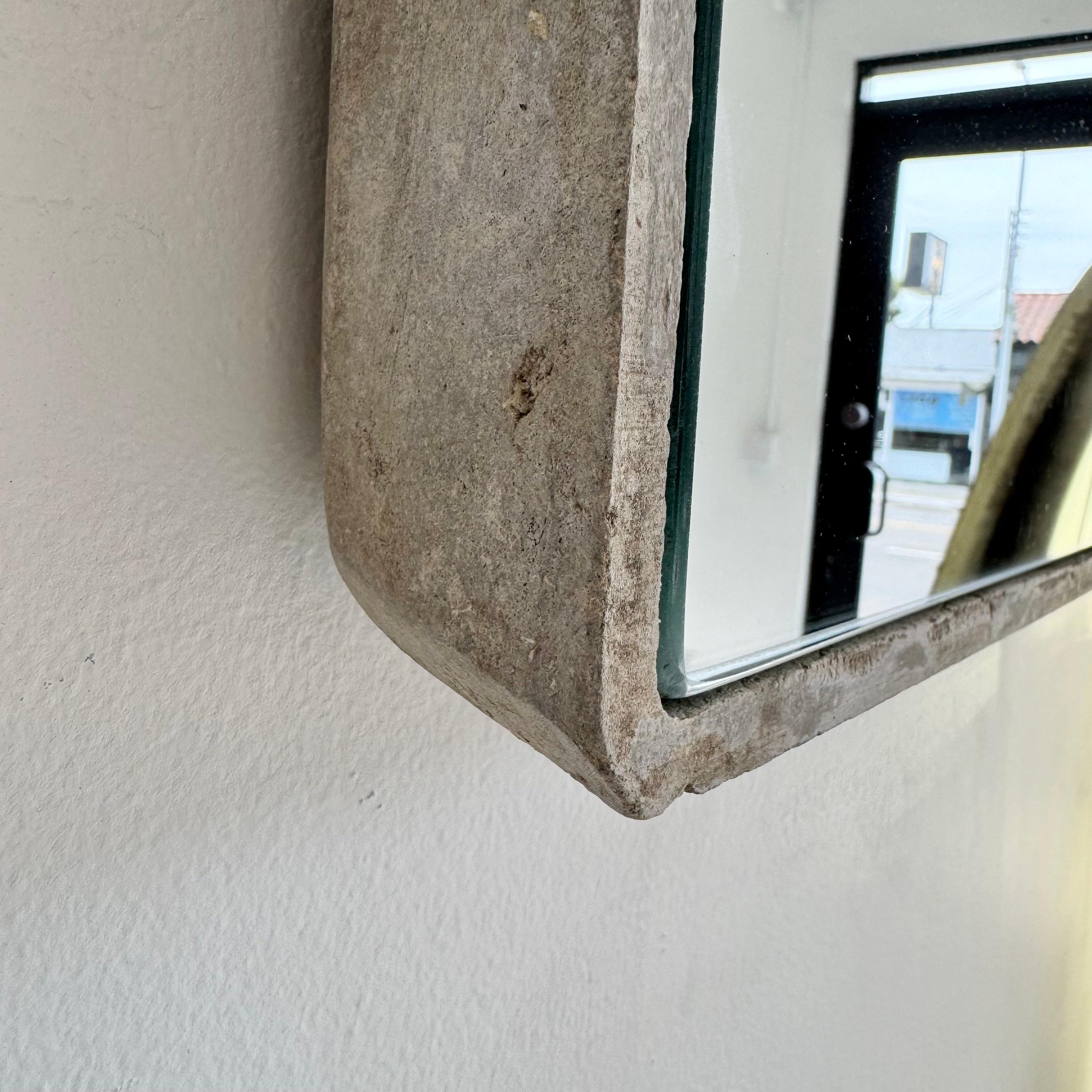 Willy Guhl Rectangular Concrete Mirror, 1960s Switzerland en venta 2