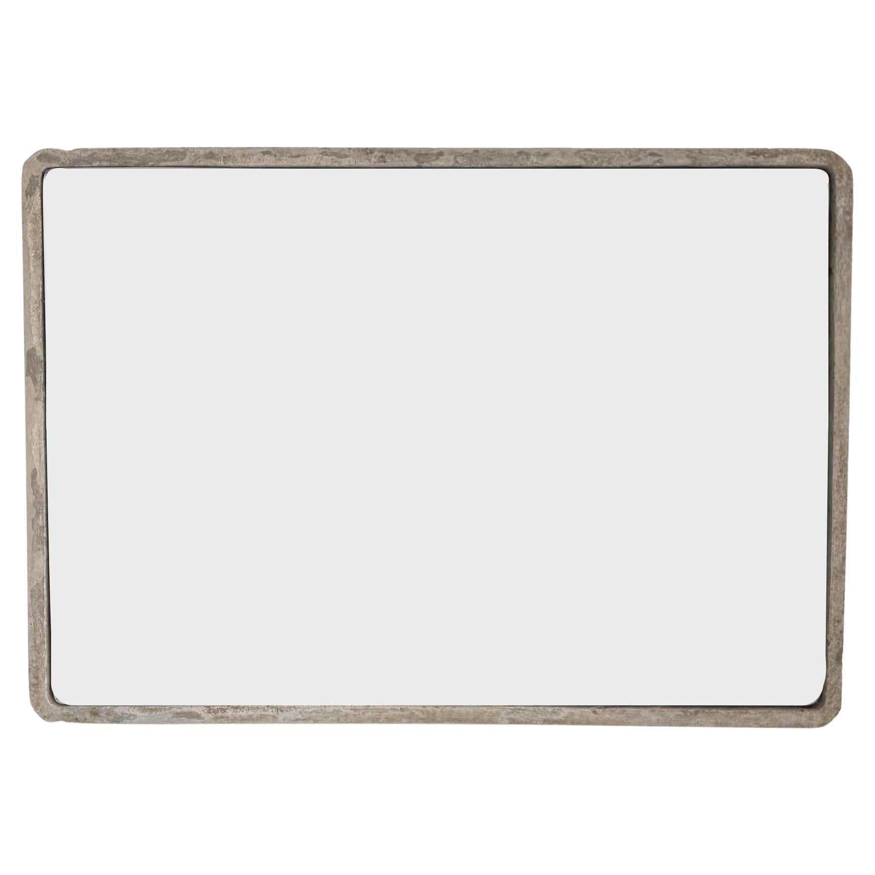 Willy Guhl Rectangular Concrete Mirror, 1960s Switzerland en venta