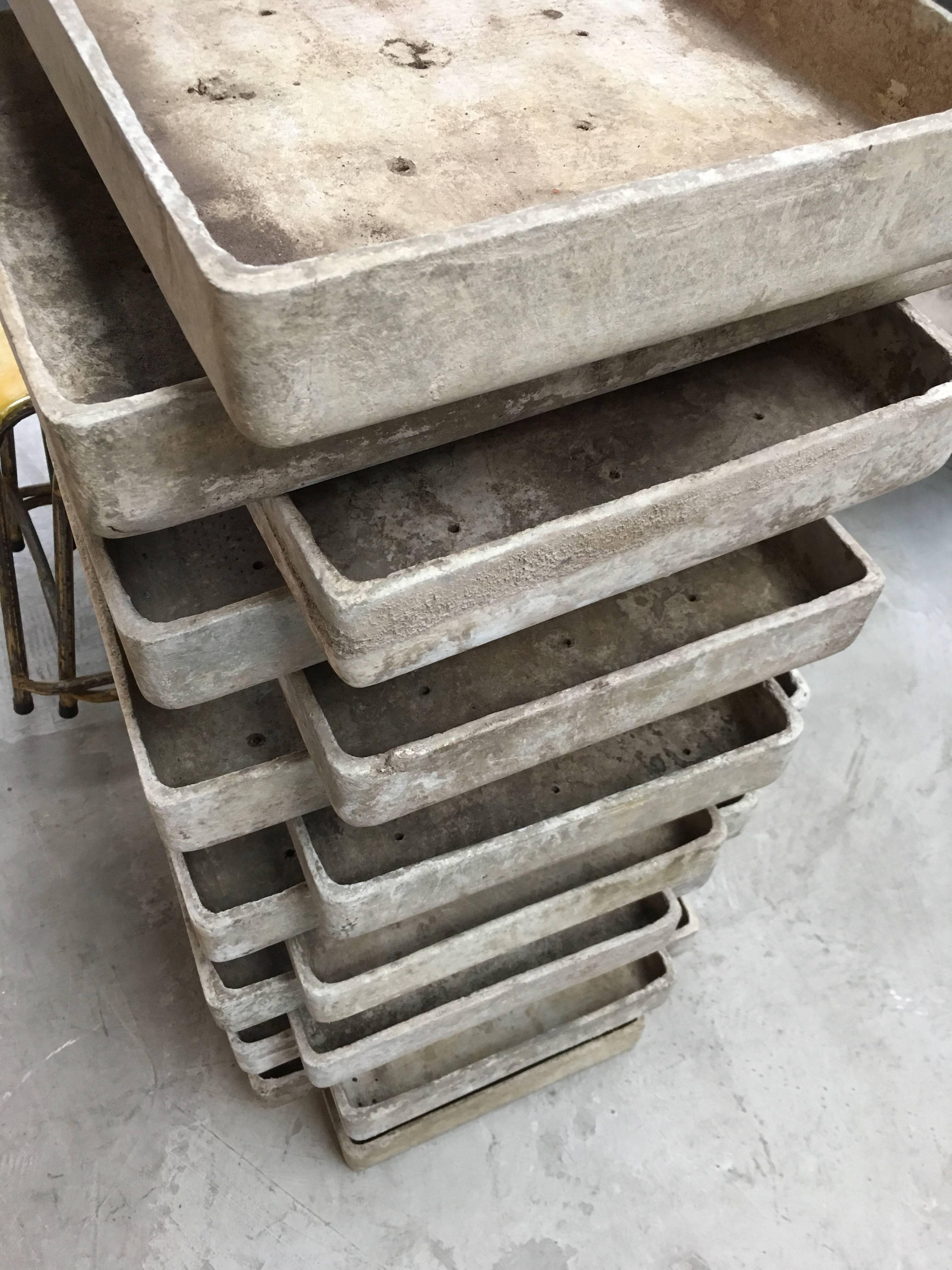 Mid-20th Century Willy Guhl Rectangular Planters For Sale