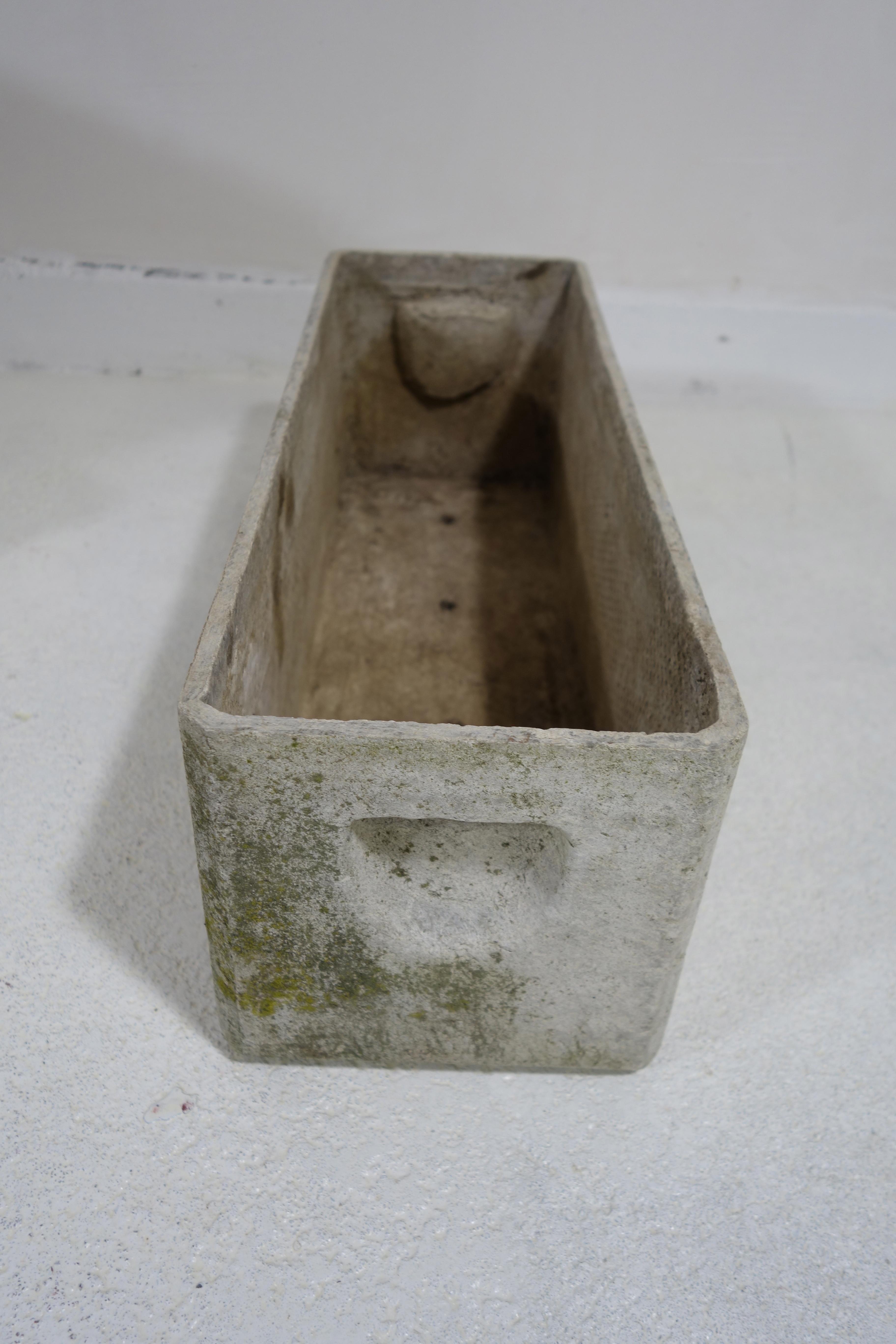 Willy Guhl Rectangular Swiss Midcentury Planter for Eternit In Good Condition In Doornspijk, NL