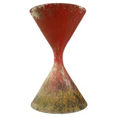 Willy Guhl Red Diablo Planter