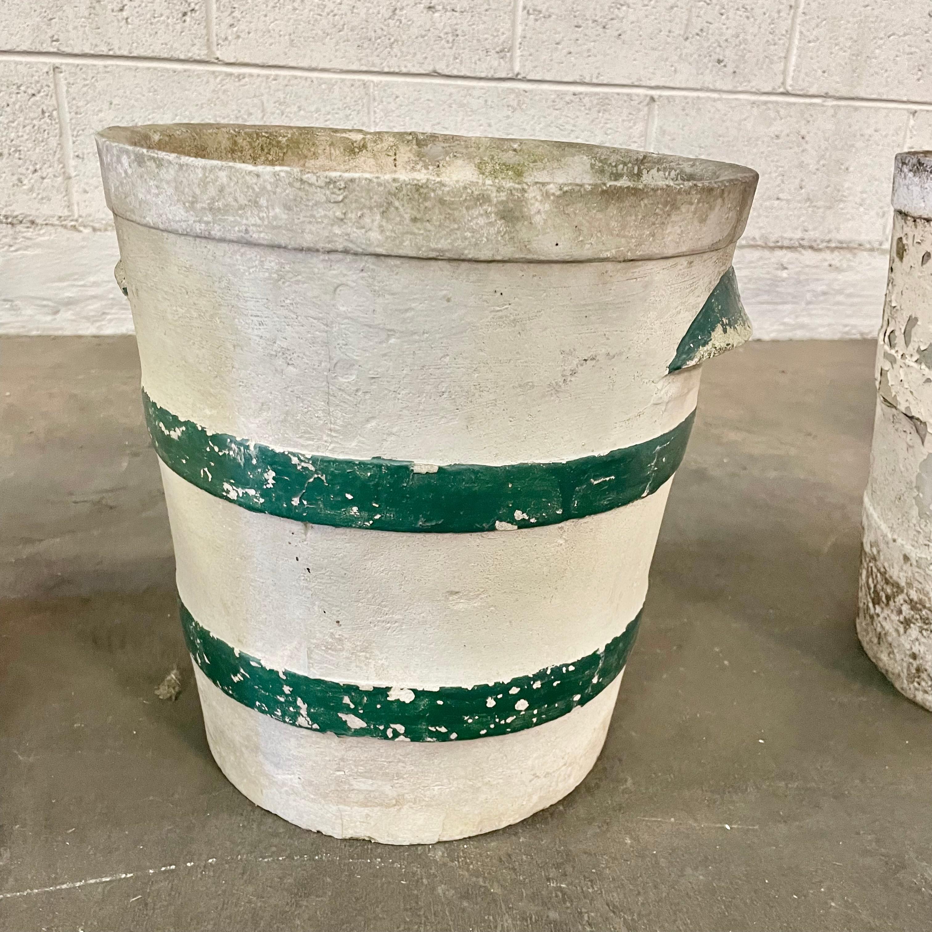 Willy Guhl Ridged Bin Planters, 1960s Switzerland In Good Condition For Sale In Los Angeles, CA