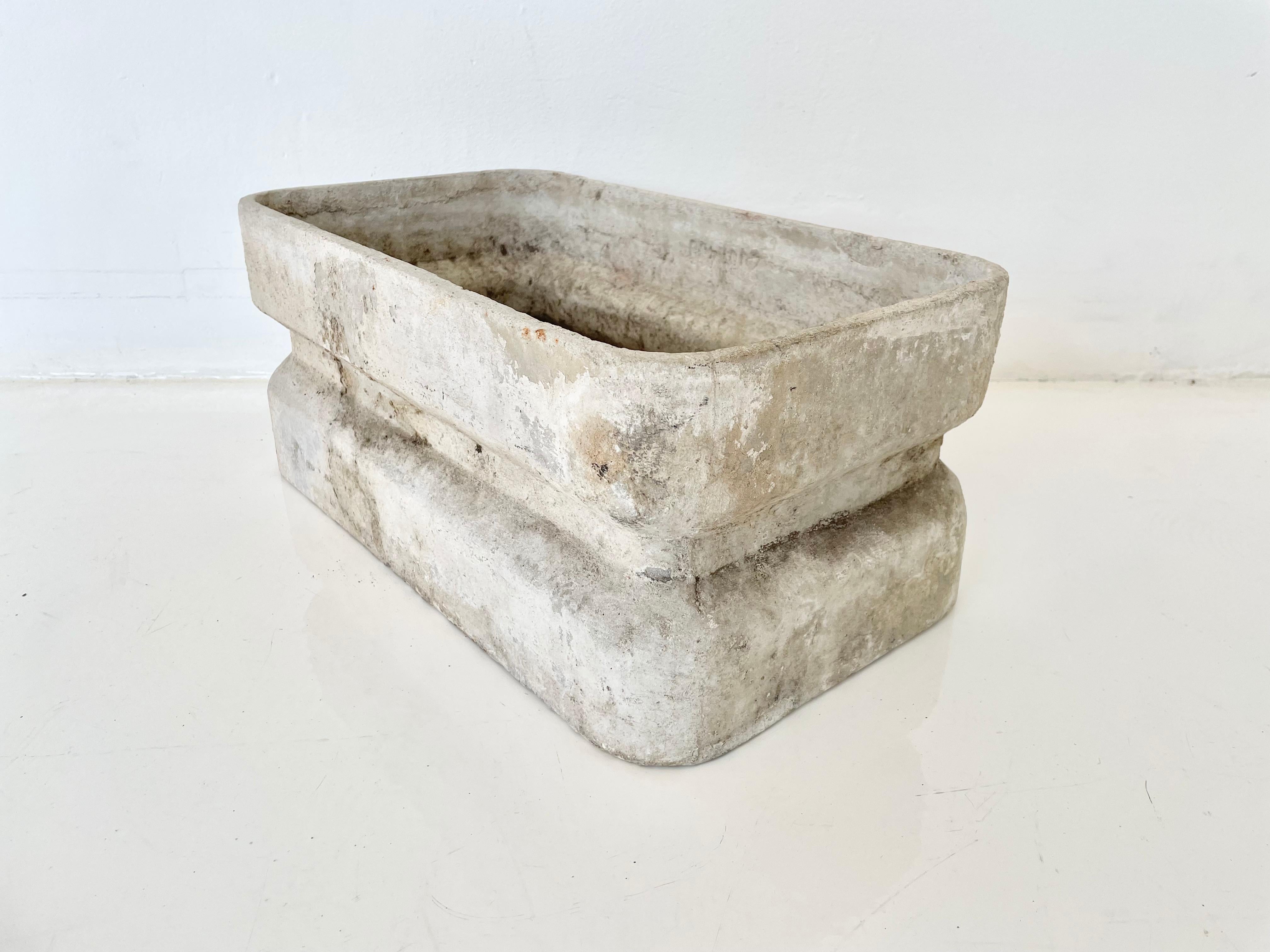 Swiss Willy Guhl Ridged Box Planter