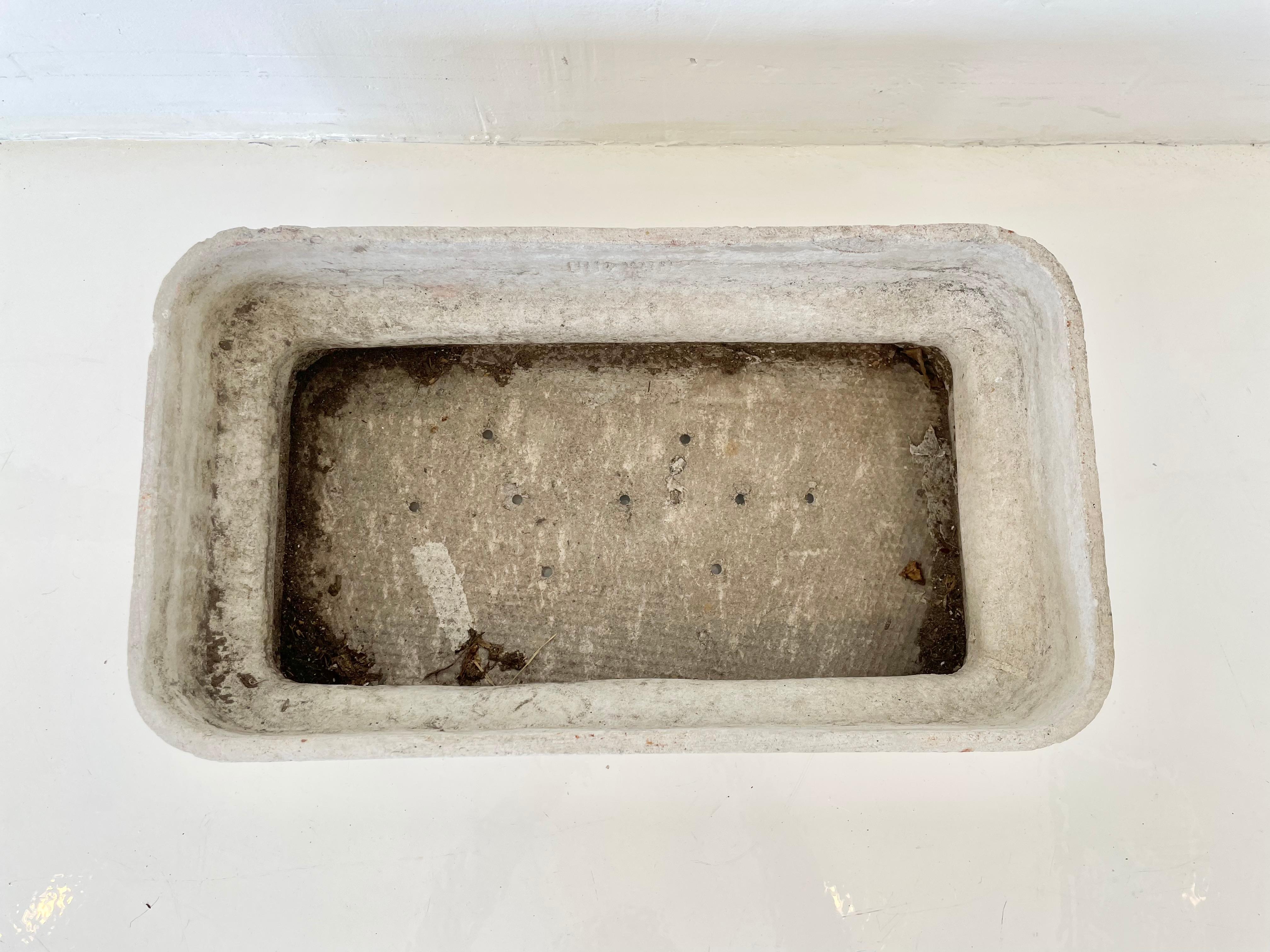 Willy Guhl Ridged Box Planter In Good Condition In Los Angeles, CA