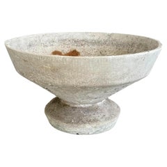 Vintage Willy Guhl Round Pedestal Planter, 1960s Switzerland