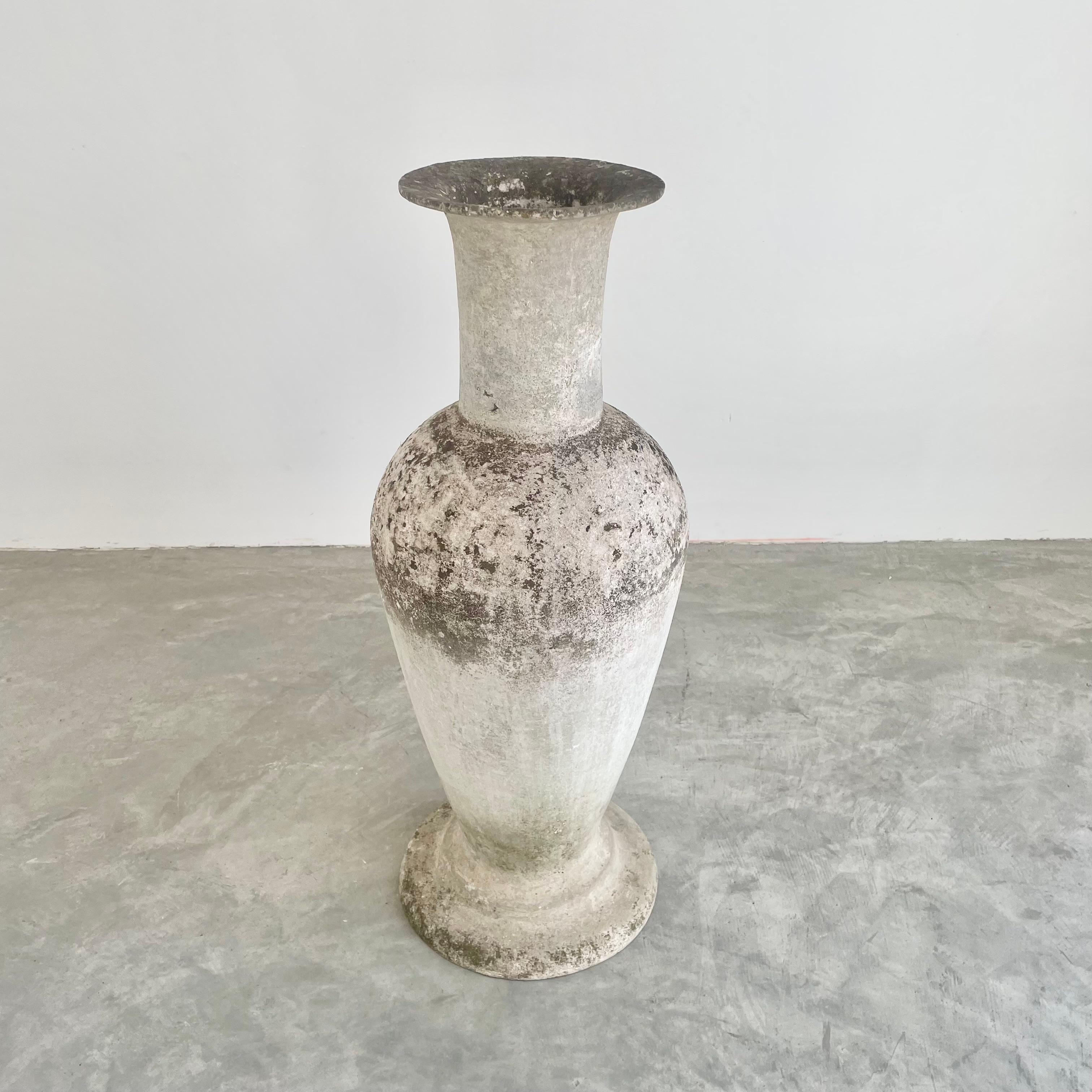 Swiss Willy Guhl Sculptural Concrete Vase, 1960s Switzerland For Sale