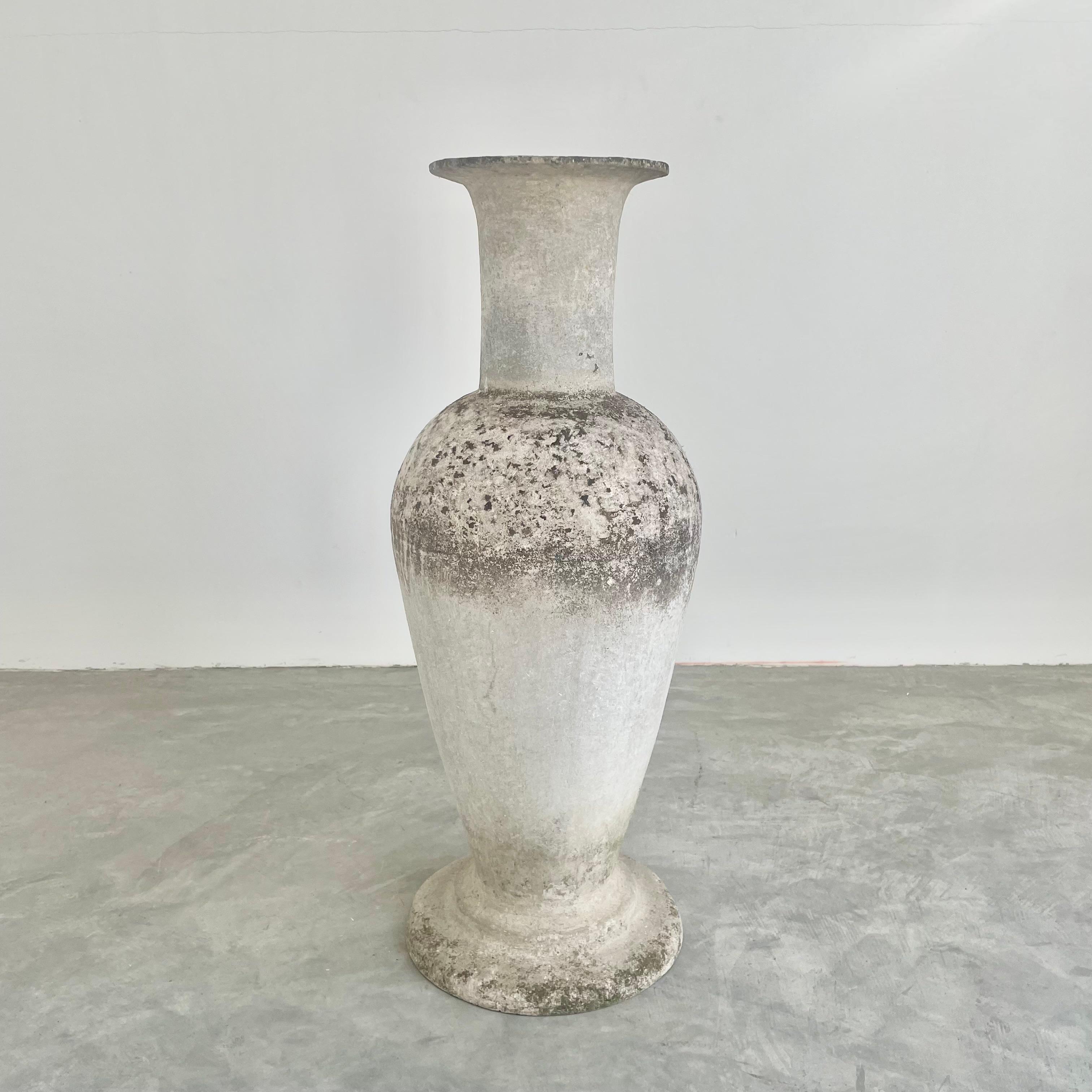 Mid-20th Century Willy Guhl Sculptural Concrete Vase, 1960s Switzerland For Sale