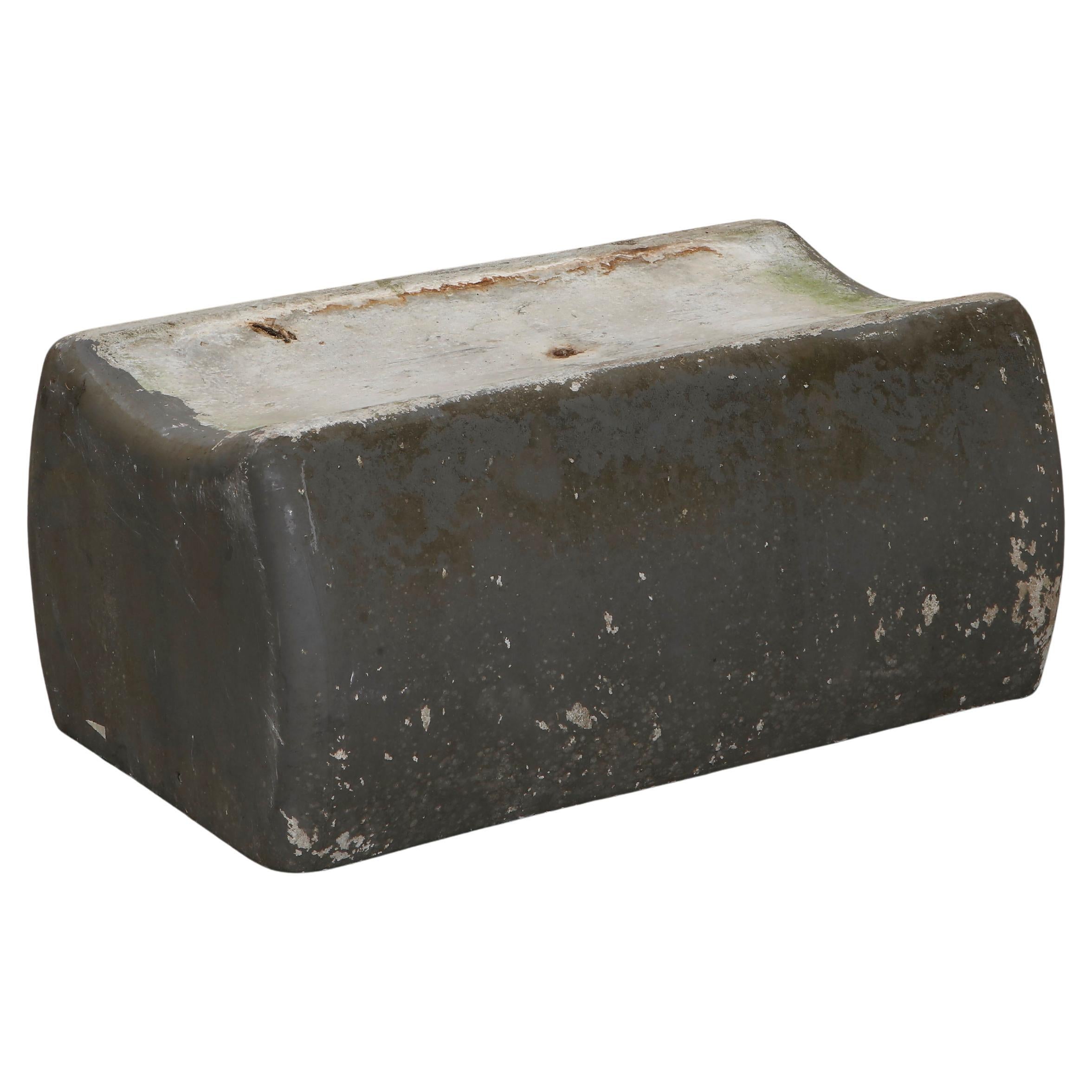Willy Guhl, Small Grey Bench Planter, 1960s