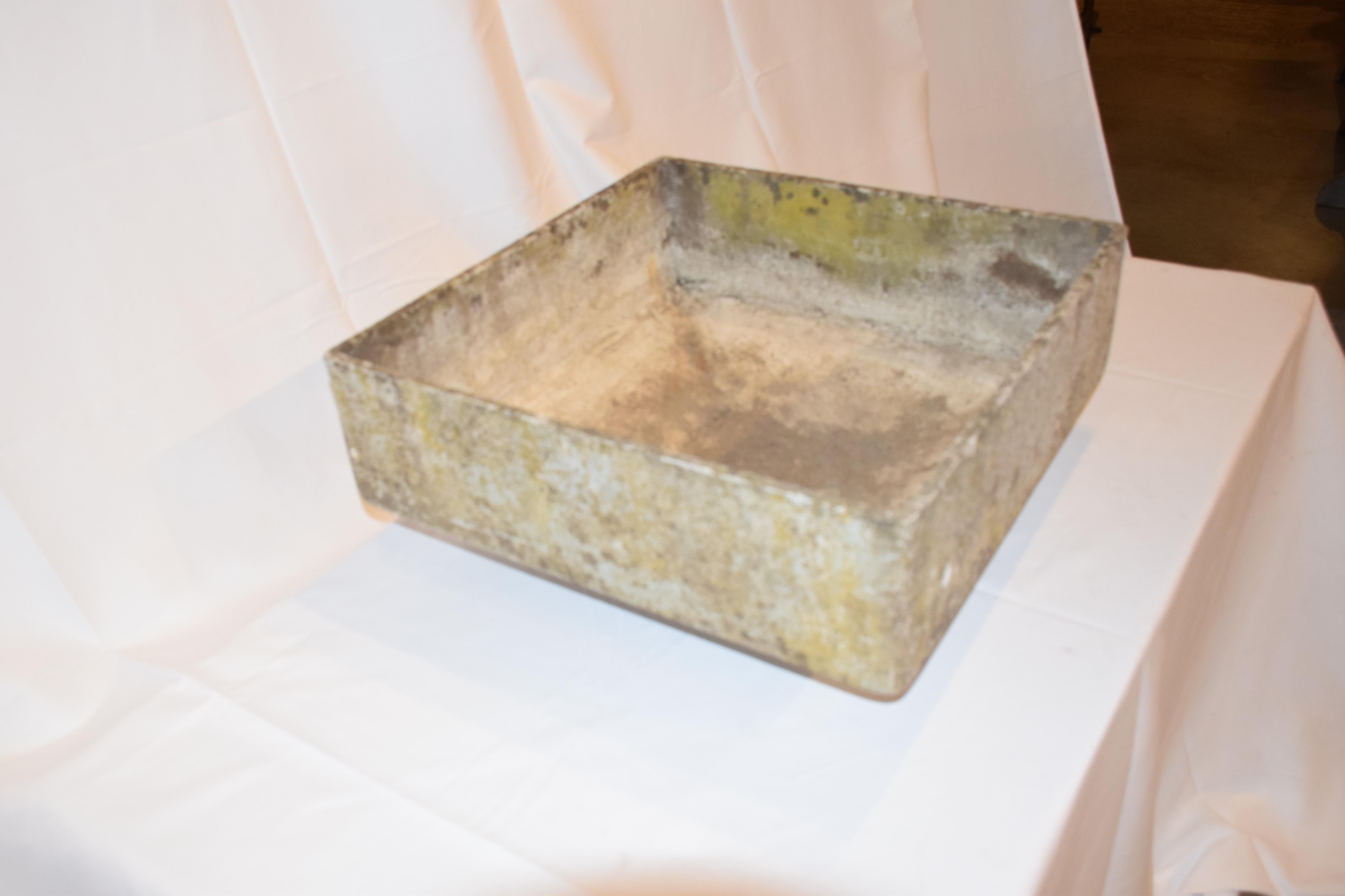 Willy Guhl Square Planter, Mid-20th Century In Good Condition In Houston, TX
