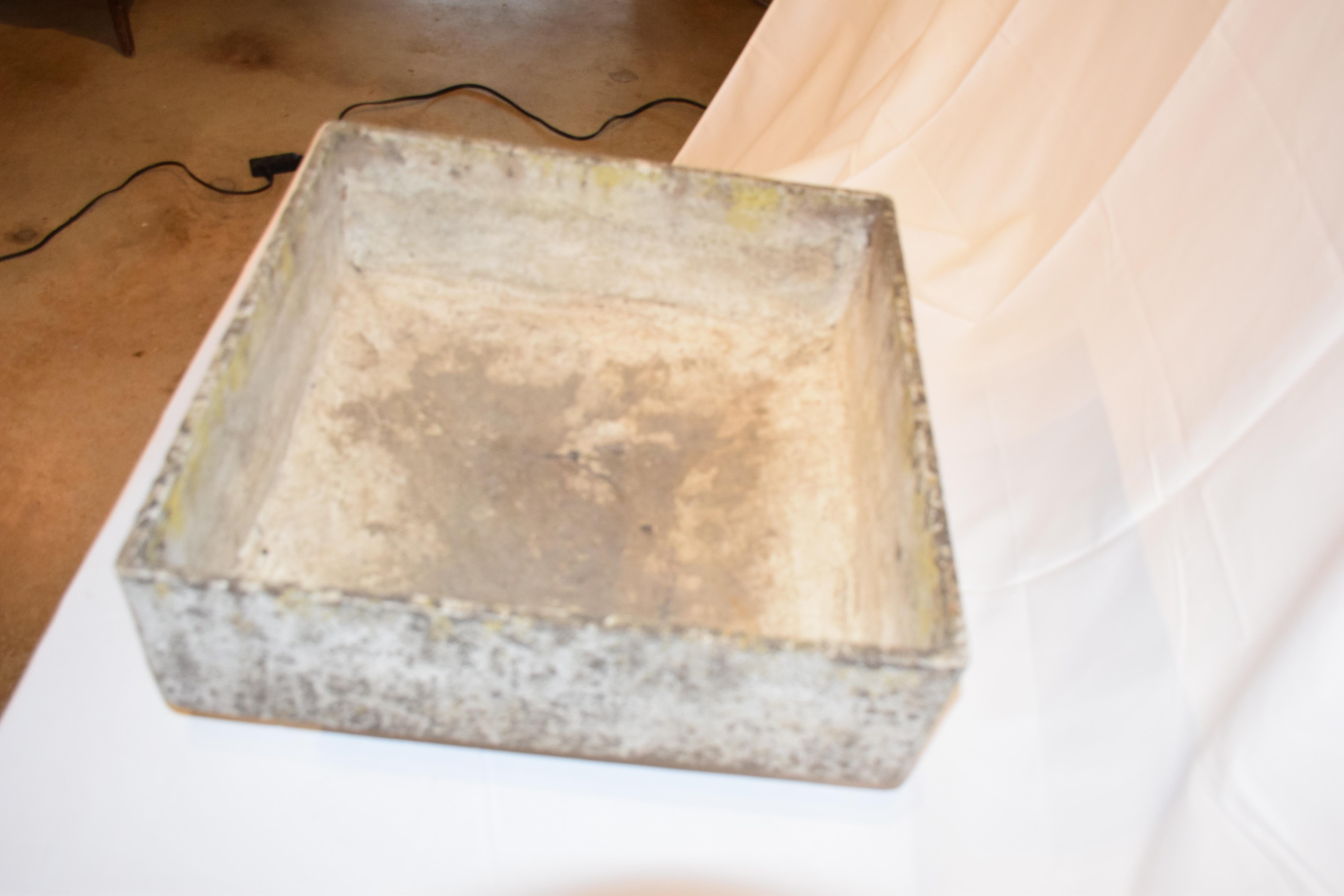 Willy Guhl Square Planter, Mid-20th Century 2