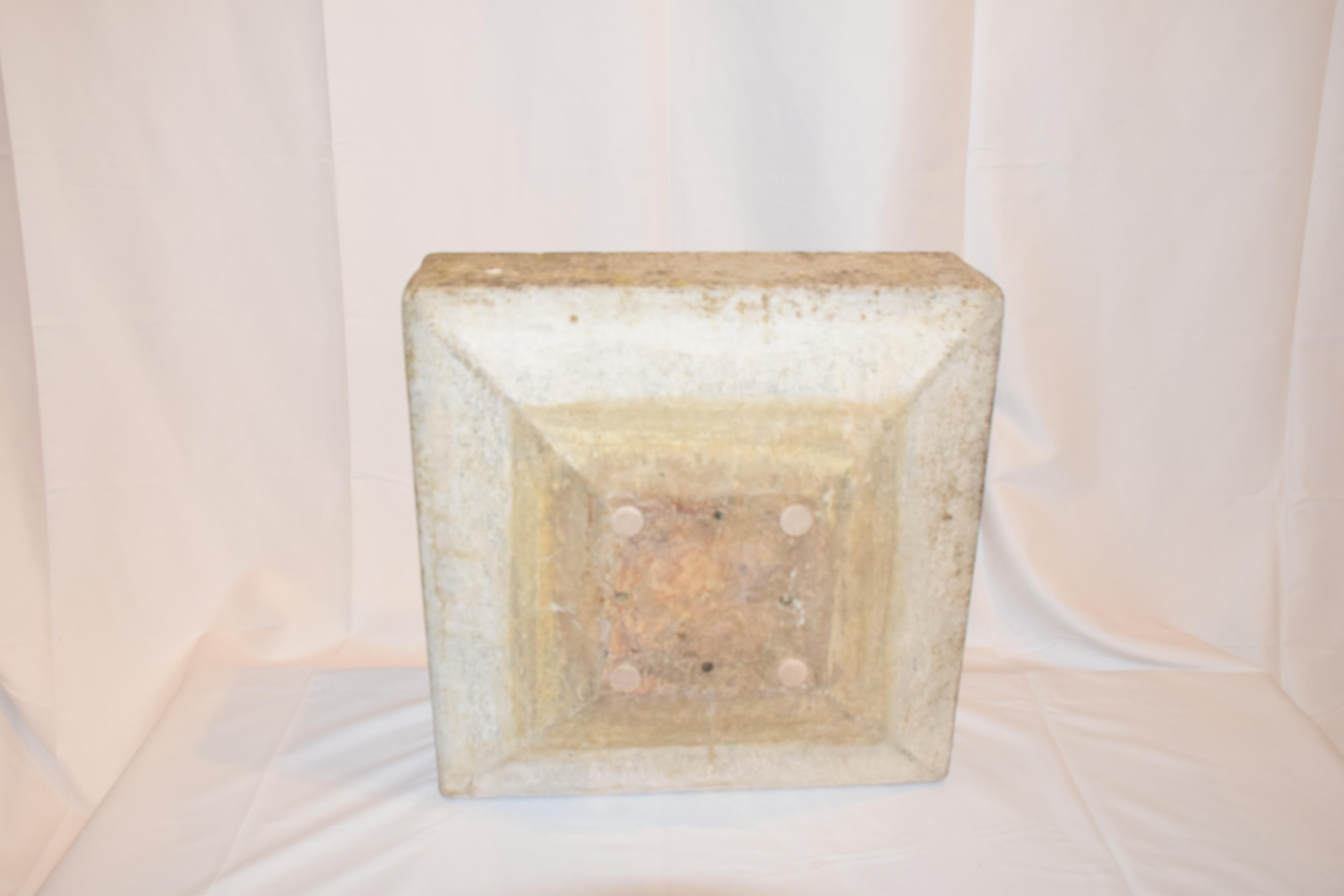 Willy Guhl Square Planter, Mid-20th Century 3