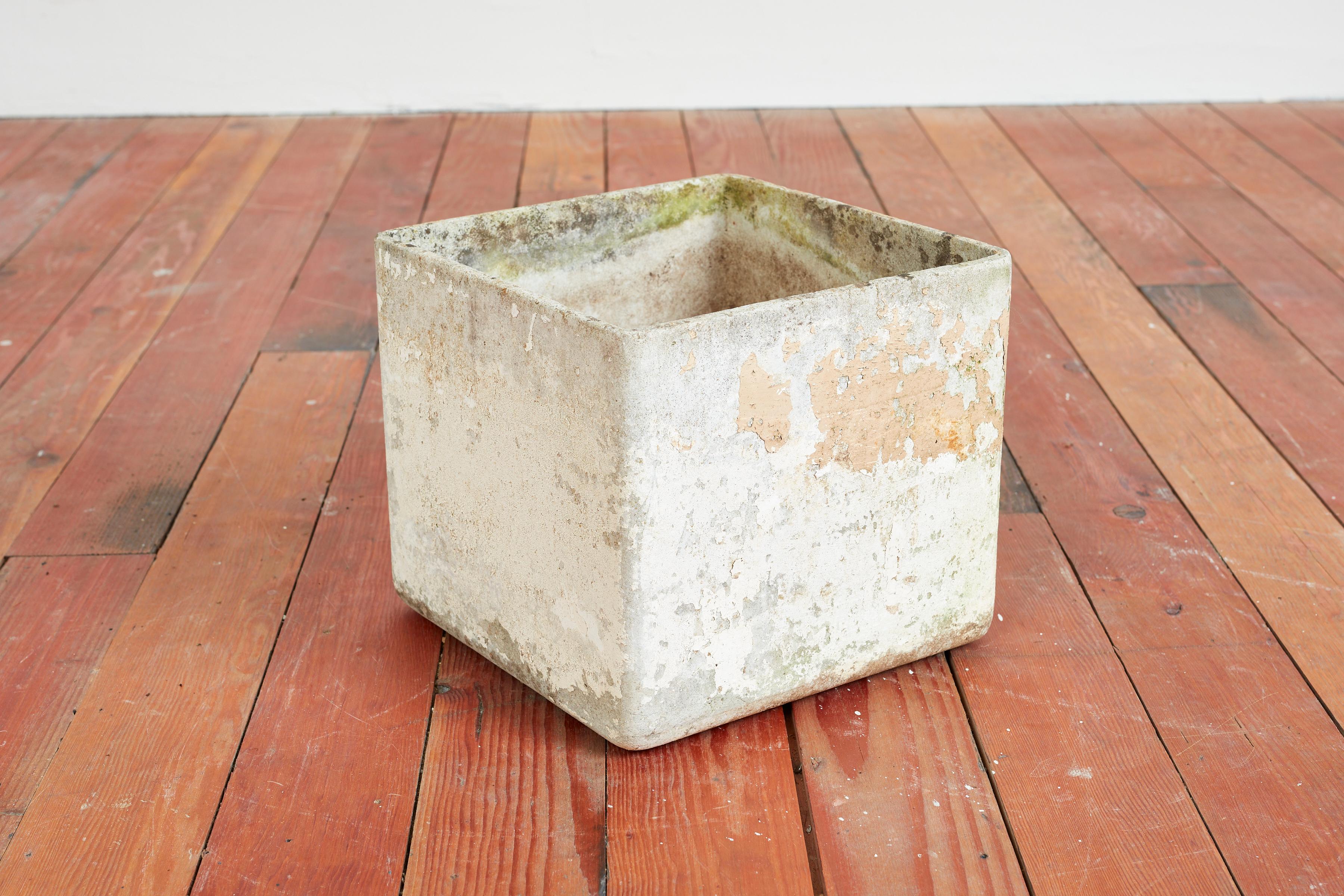 Concrete Willy Guhl Square Square Planters For Sale