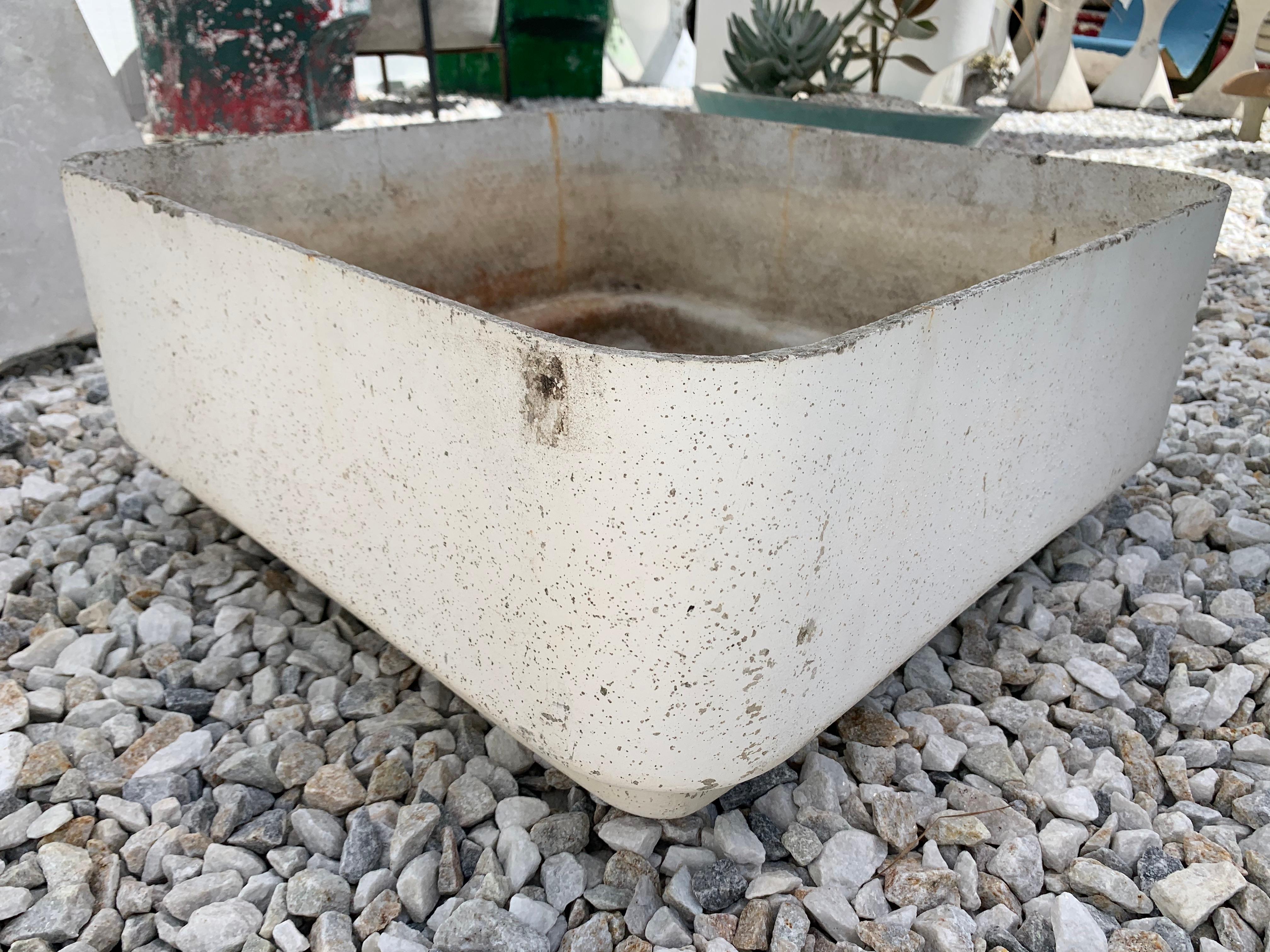 Mid-20th Century Willy Guhl Square Tiered Planter For Sale