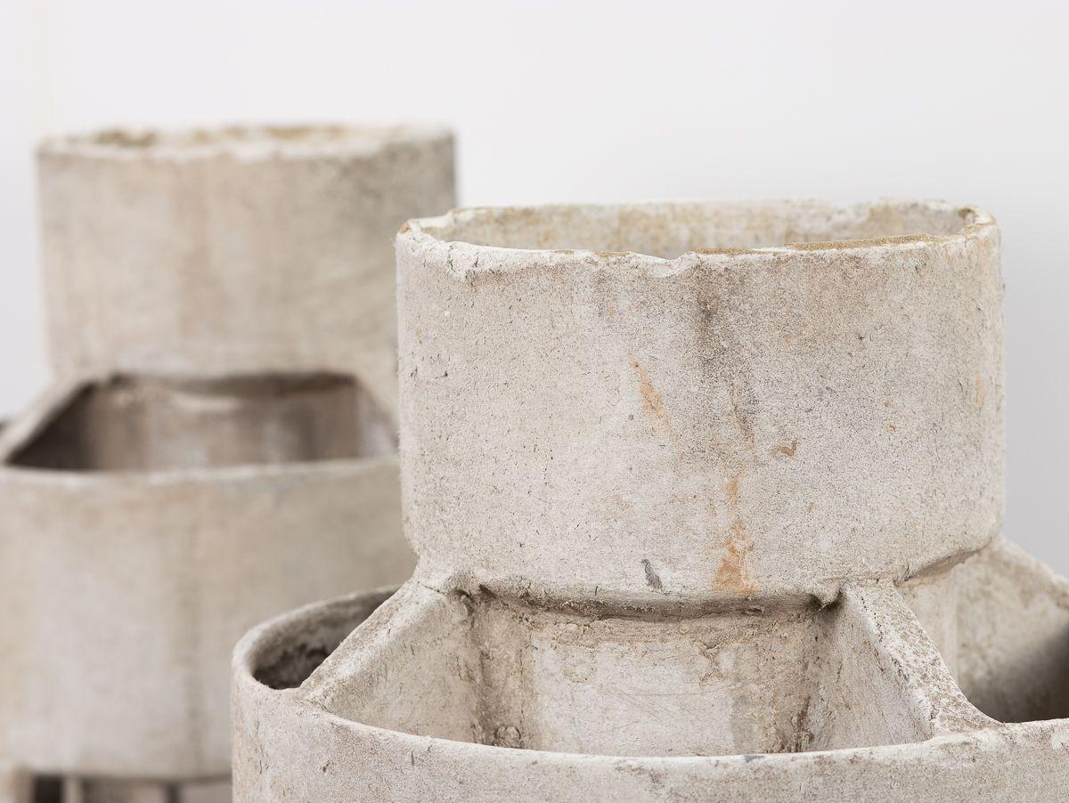 Concrete Willy Guhl Stacked Planters or Vents