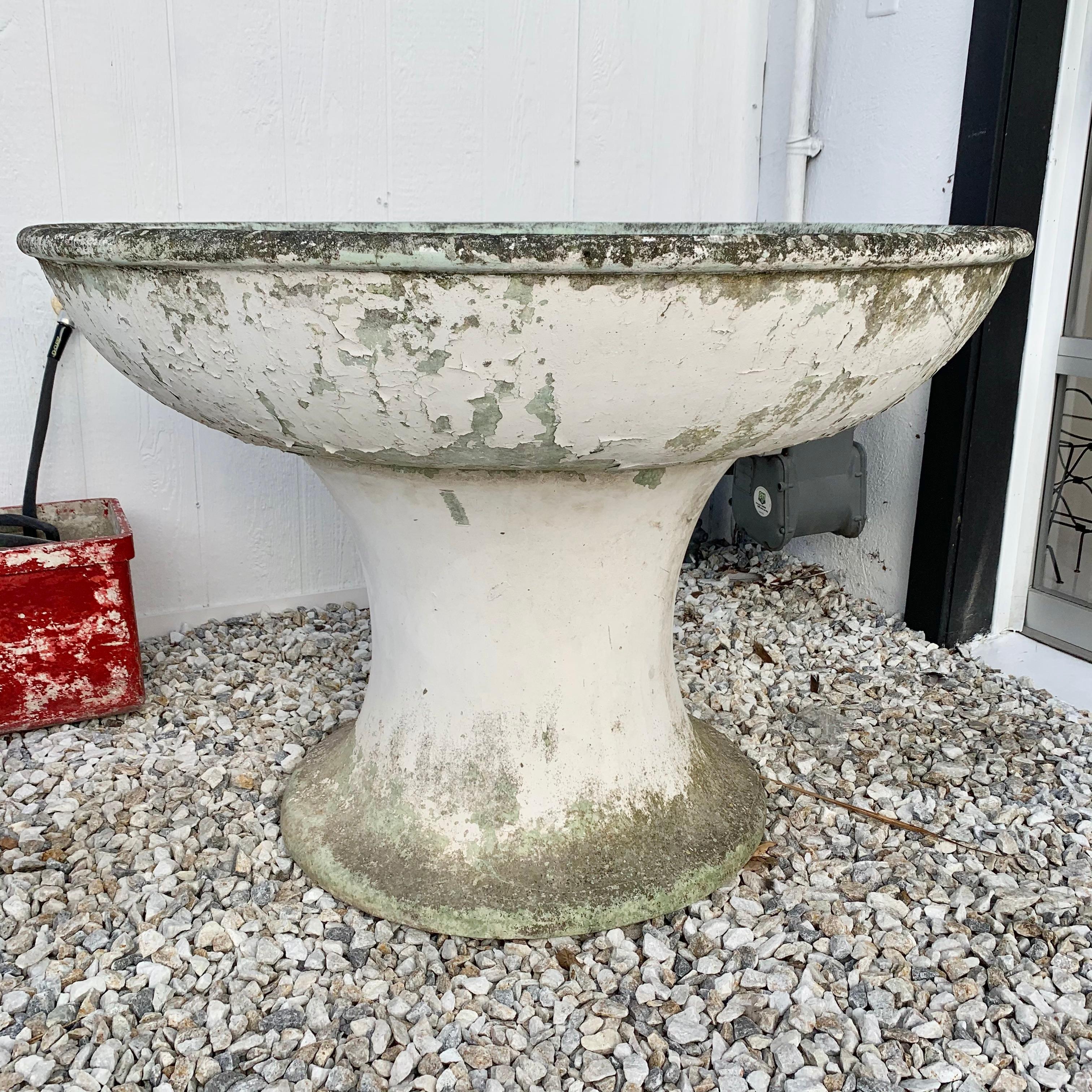 Mid-20th Century Willy Guhl Style Concrete Fountains