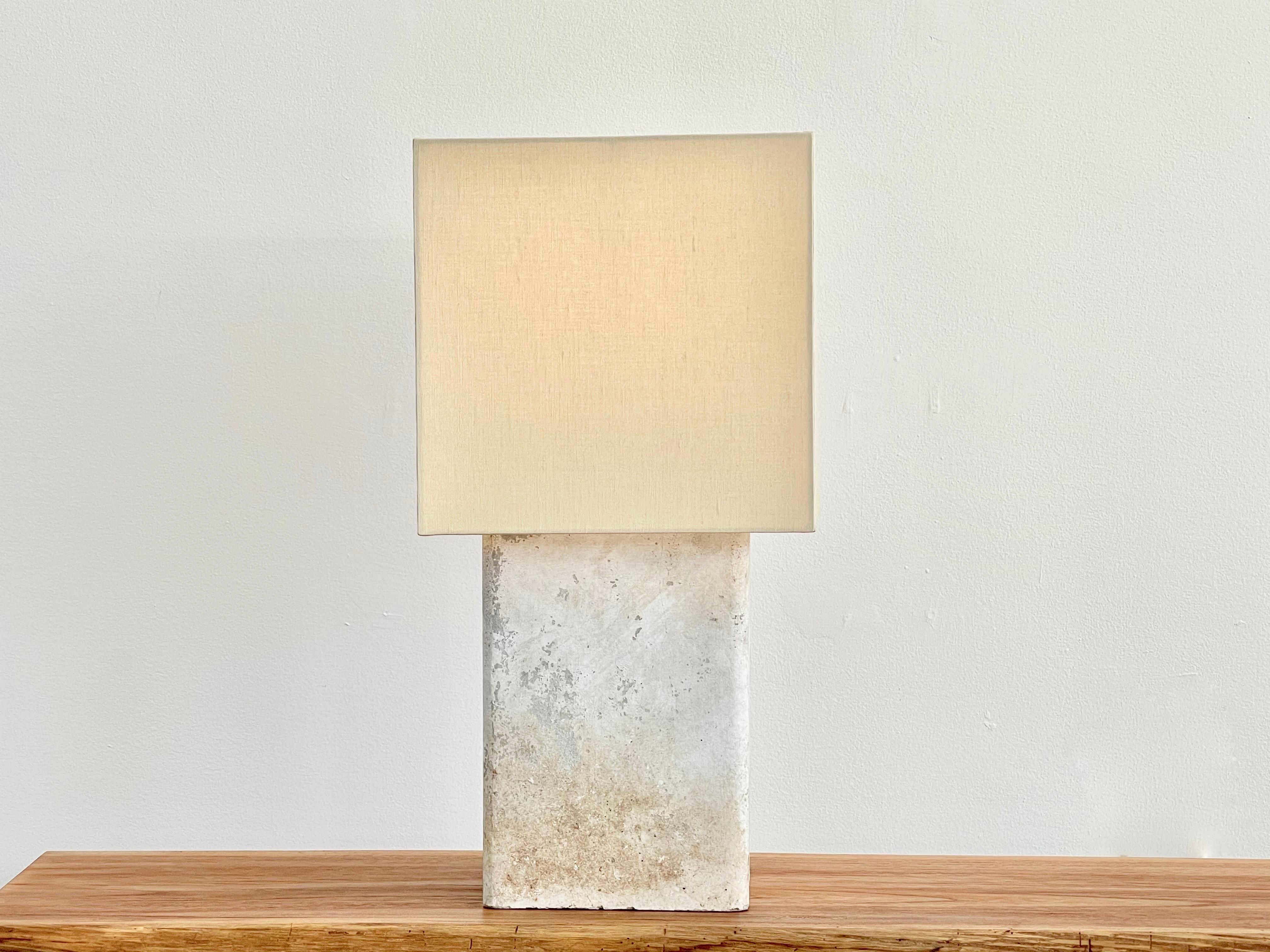 Cement Willy Guhl Table Lamp