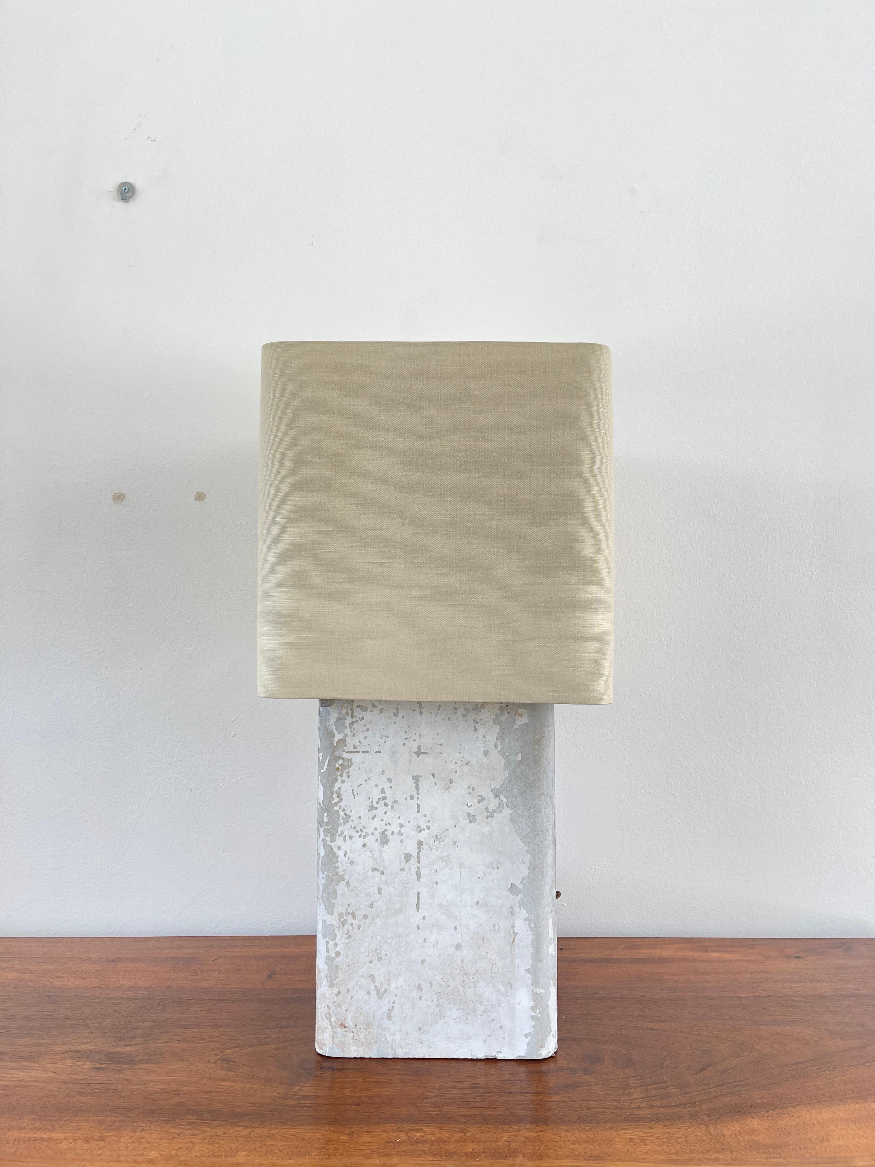 Cement Willy Guhl Table Lamp