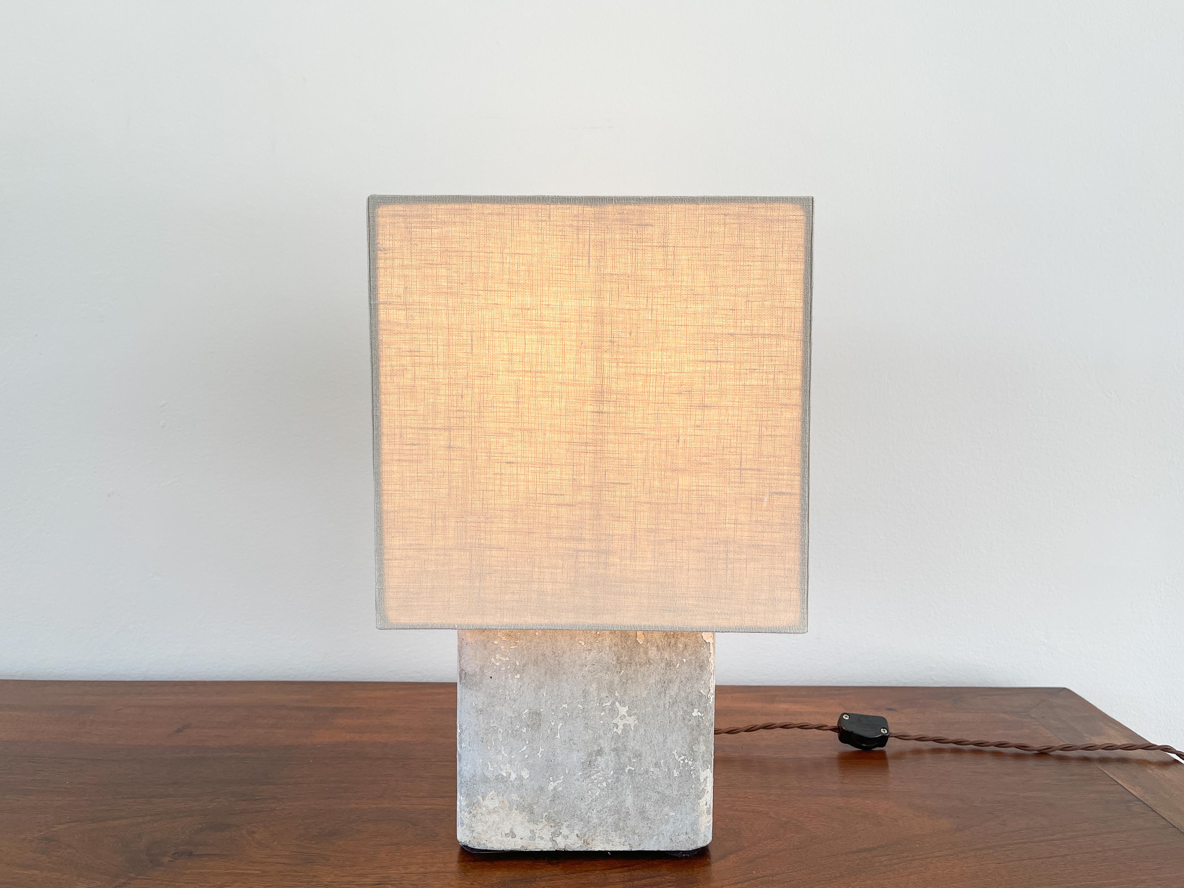 Cement Willy Guhl Table Lamp For Sale