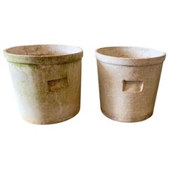 Retro Willy Guhl Trash Bin Planters