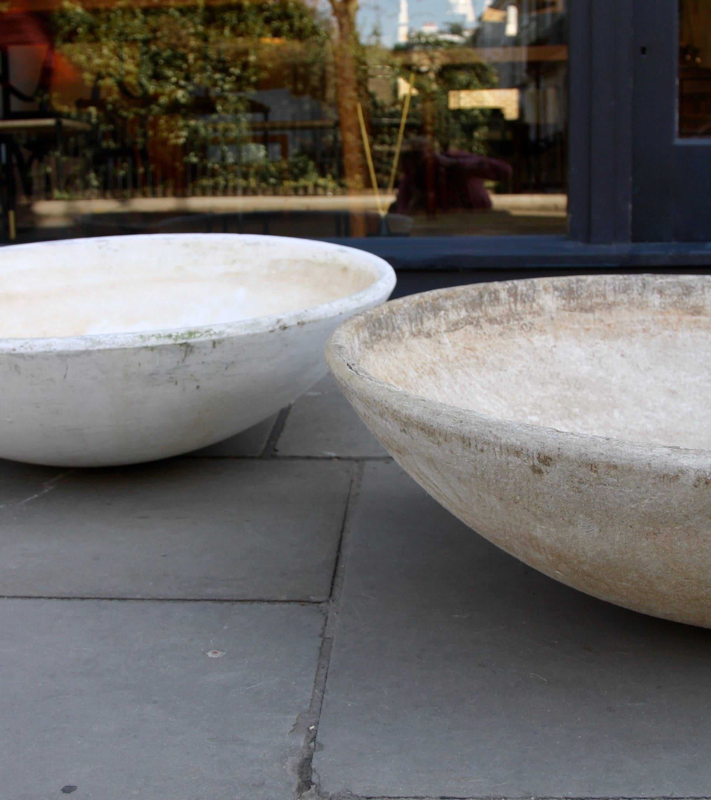 Willy Guhl Trio of Large Vintage Modernist 1950s Concrete Planters by Eternit 3