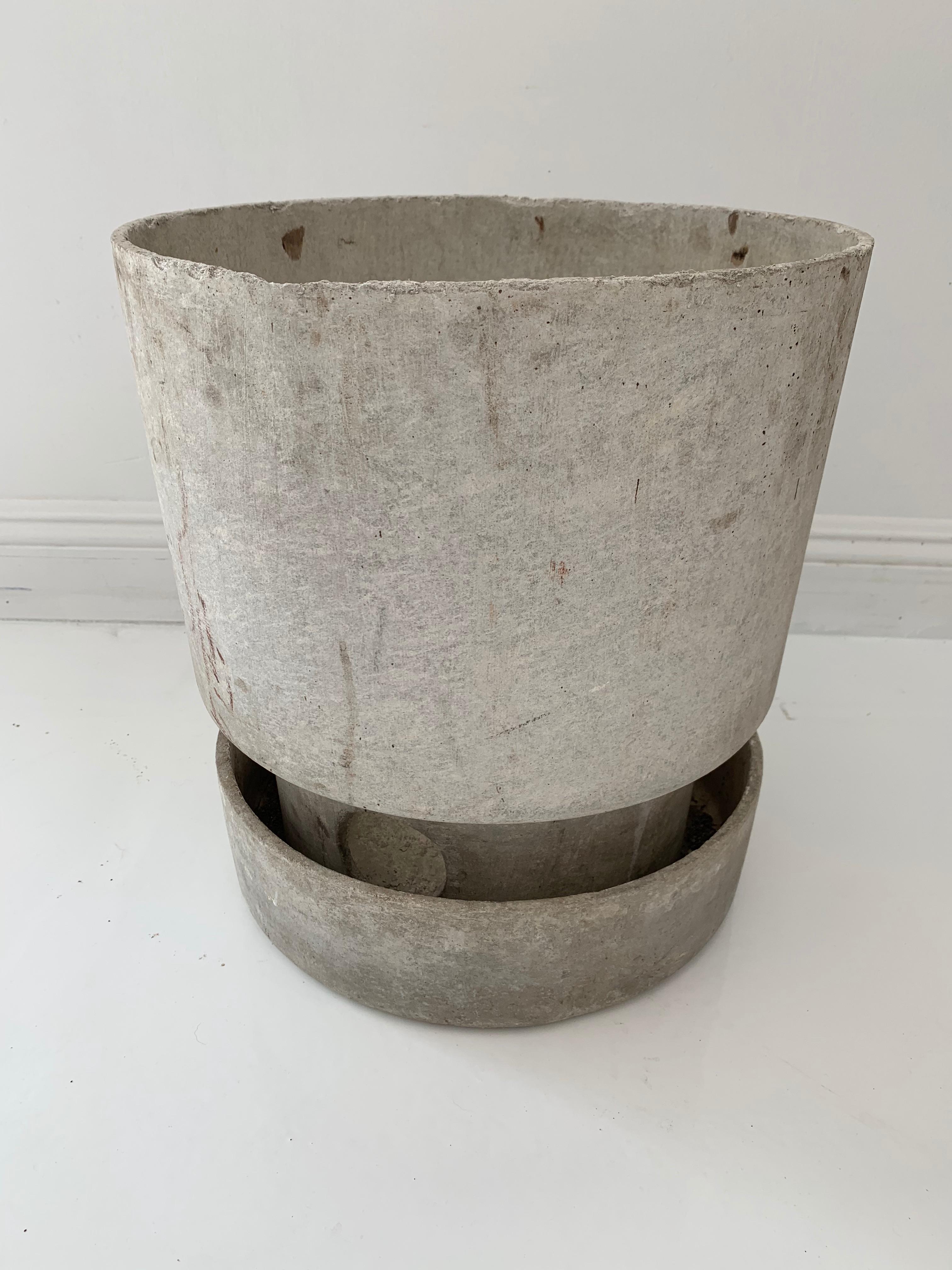 Mid-20th Century Willy Guhl Two-Piece Flower Pot For Sale