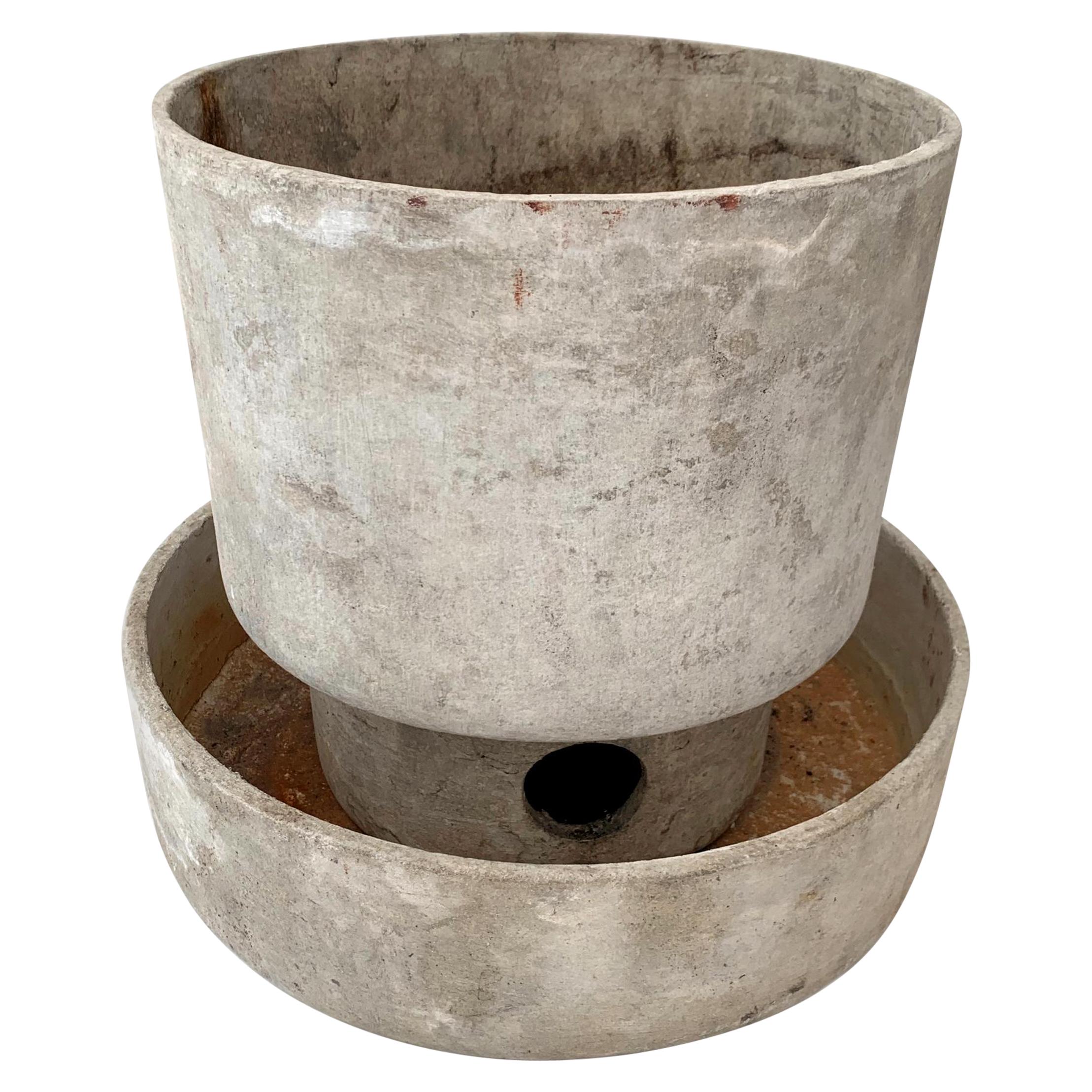 Willy Guhl Two-Piece Flower Pot For Sale