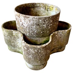 Willy Guhl Two-Piece Sculptural Planter