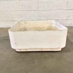 Willy Guhl White Basin Planter, 1960s Switzerland