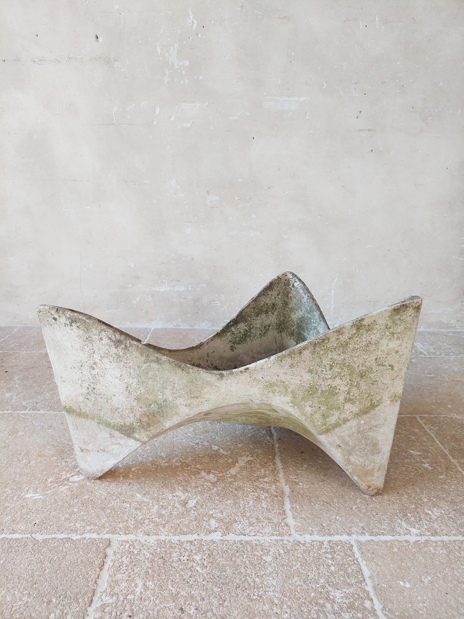 Willy Guhl Triangular Tooth Planters (multiple available) For Sale 3