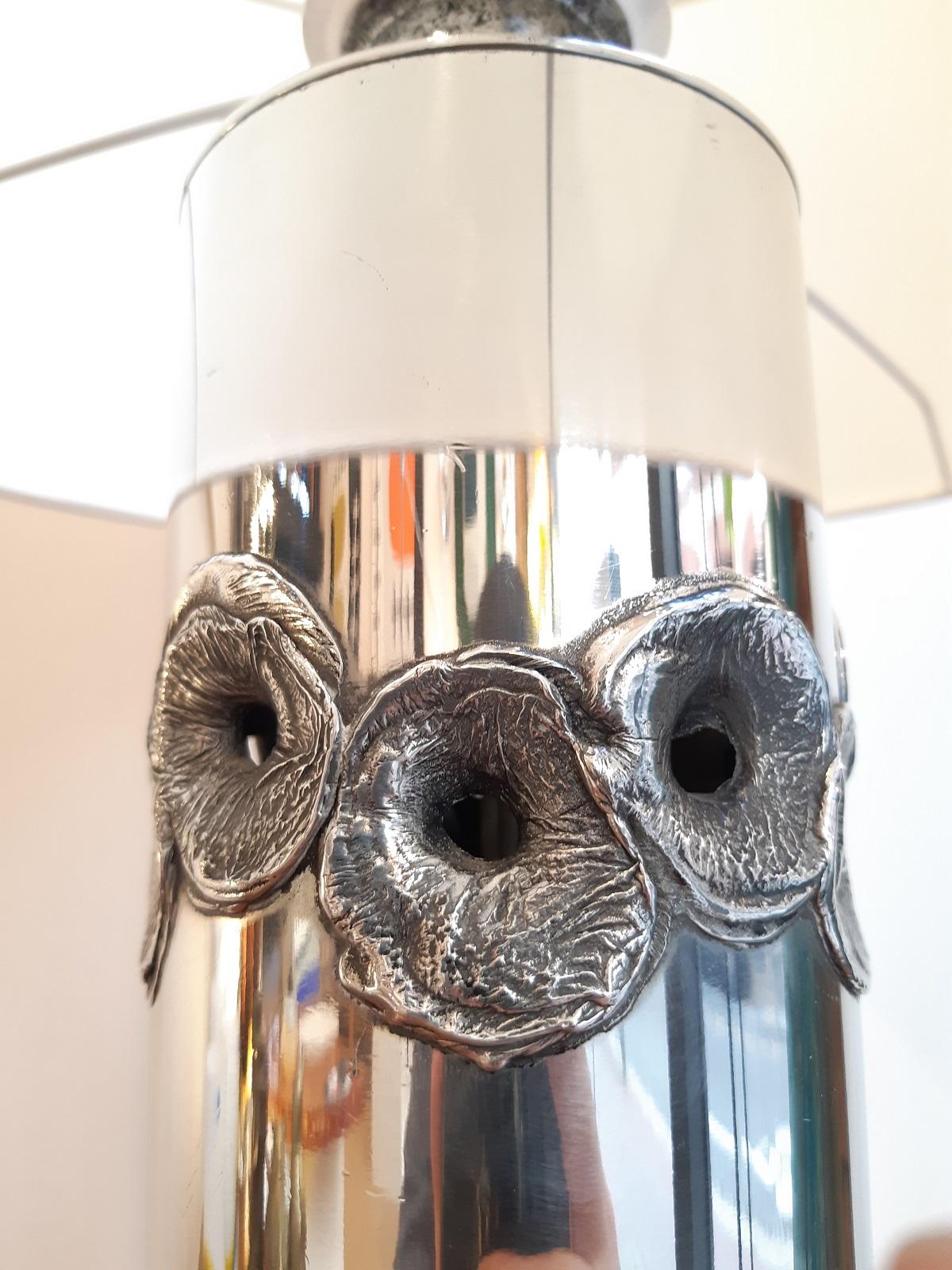 Willy Luyckx Aluminium Table Lamp Brutalist 1970, Aluclair, Belgium 2