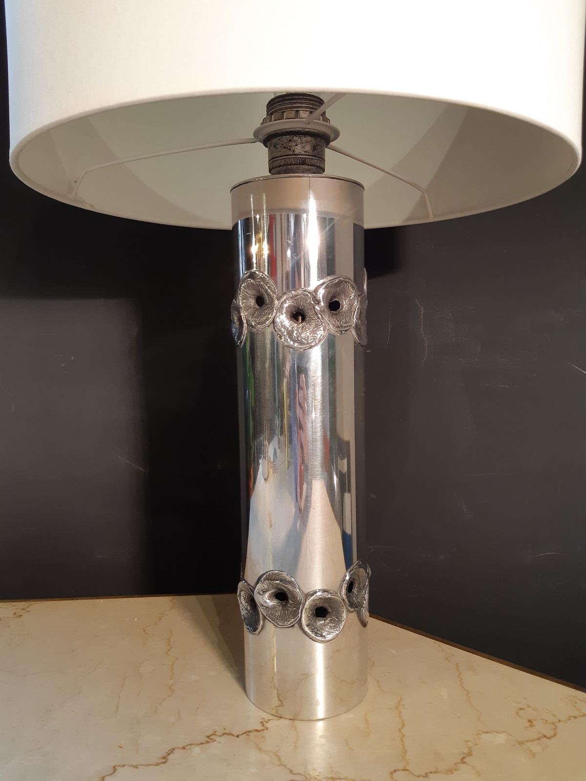 Willy Luyckx Aluminium Table Lamp Brutalist 1970, Aluclair, Belgium 3