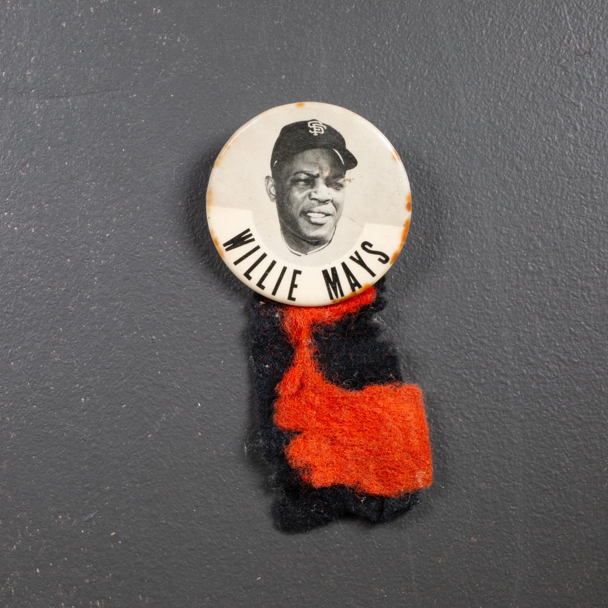 Industrial Willy Mays San Francisco Stadium Souvenir C.1950-1960 For Sale