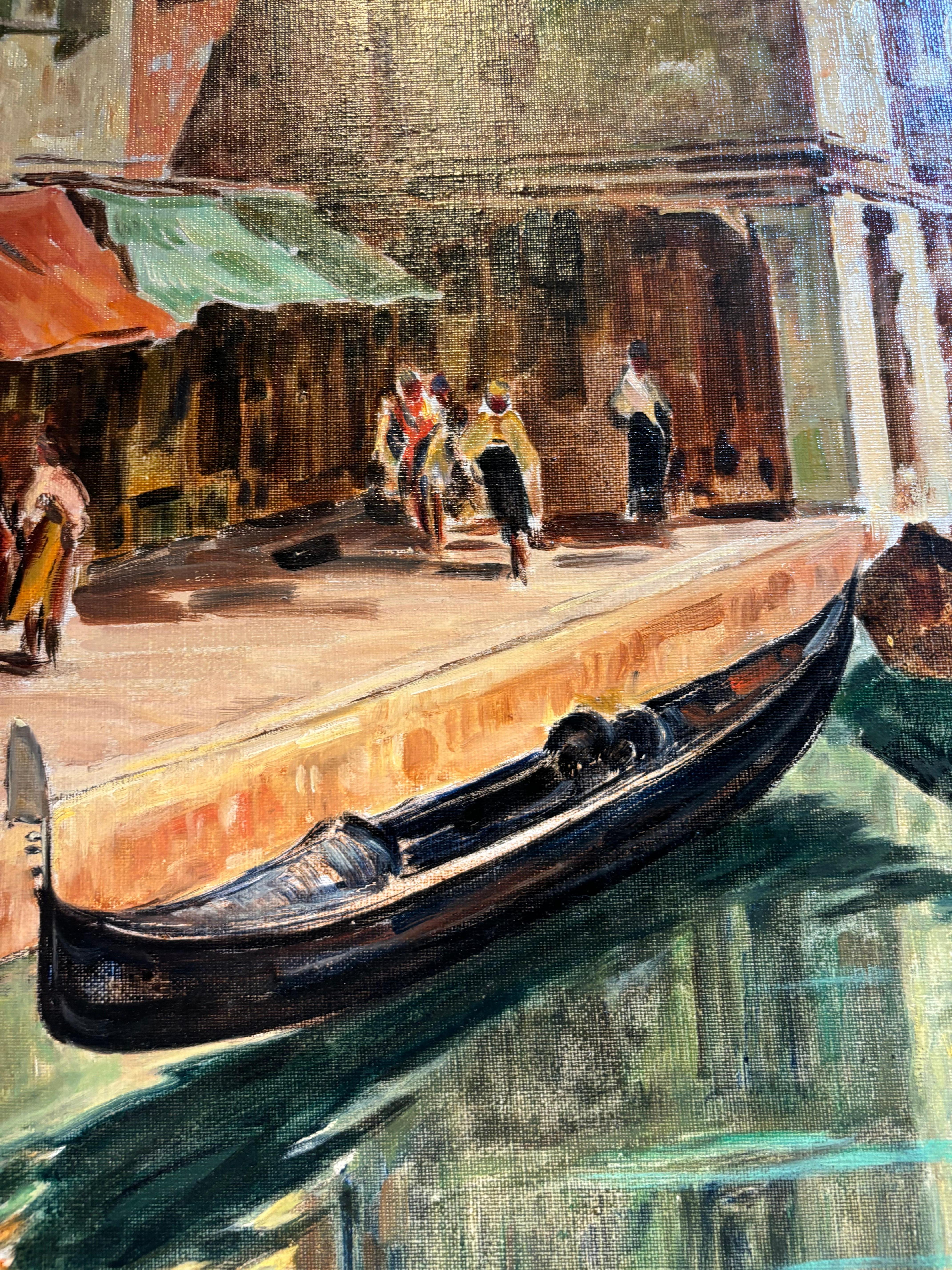 Venezia di Willy Monnier - olio su tela 65x96 cm 9