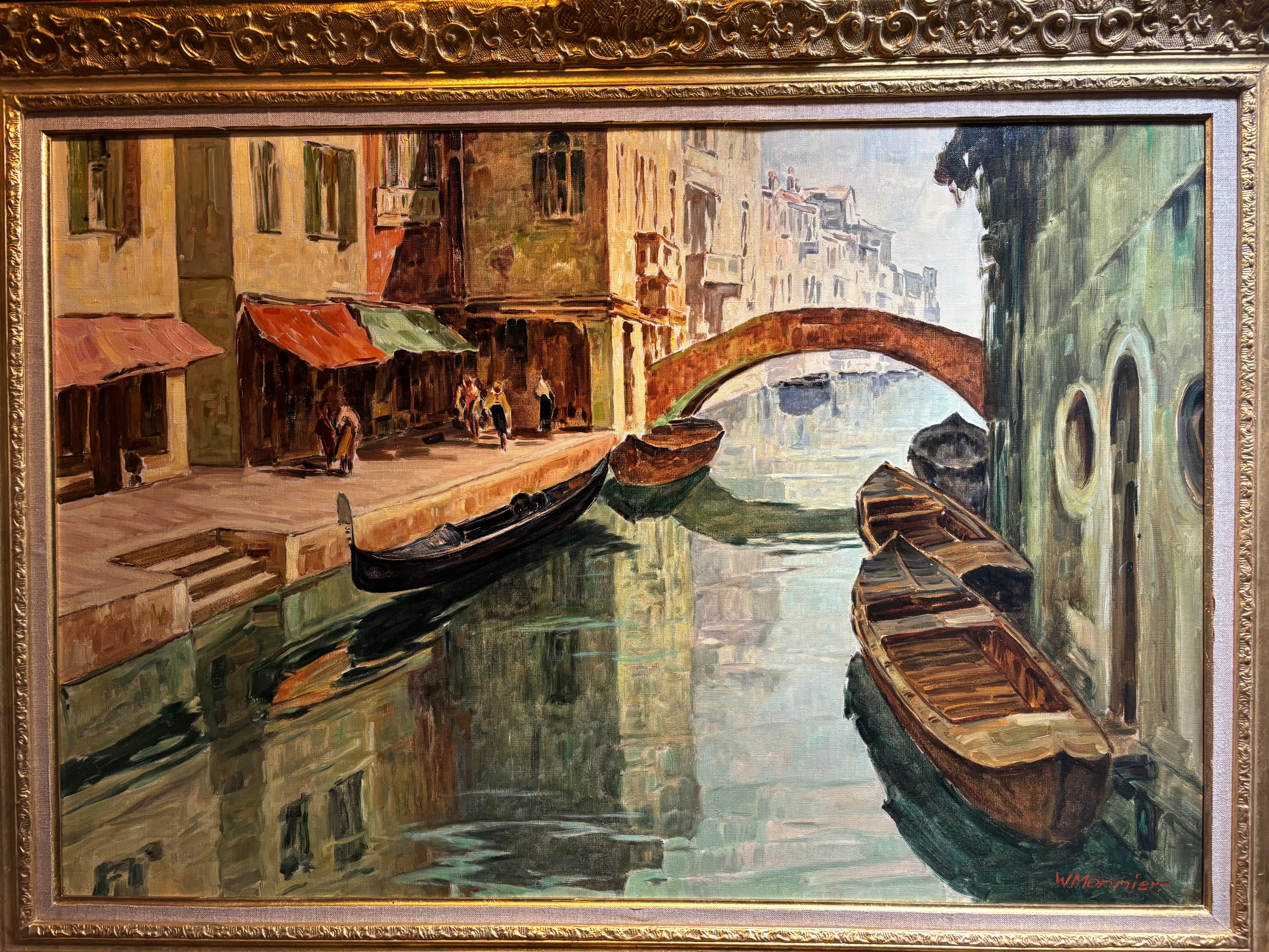 Venezia di Willy Monnier - olio su tela 65x96 cm 3