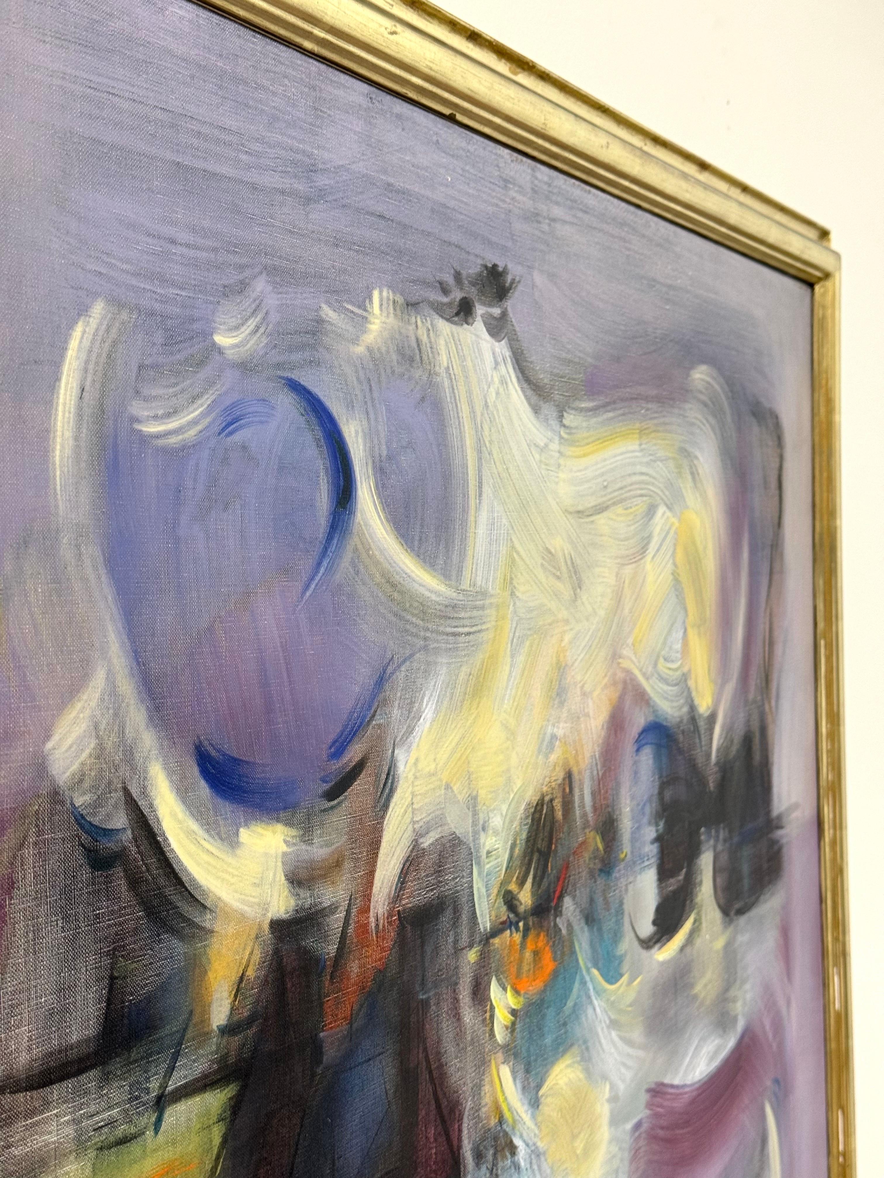 Willy Mucha Painting, 1950's For Sale 12