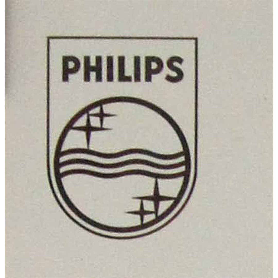 Original advertising poster by Willy Pot for Philips Autoradio For Sale 2