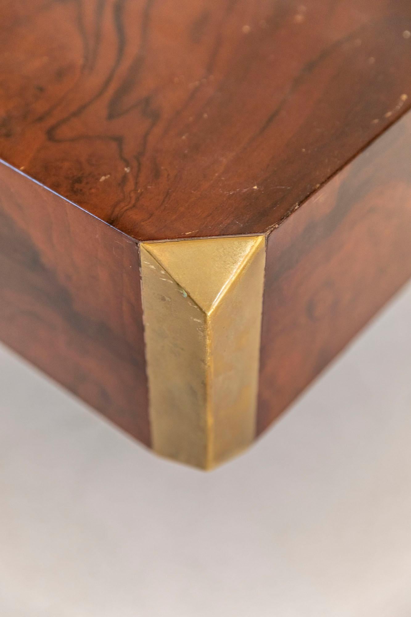 Late 20th Century Willy Rizzo Attributed Coffee Table