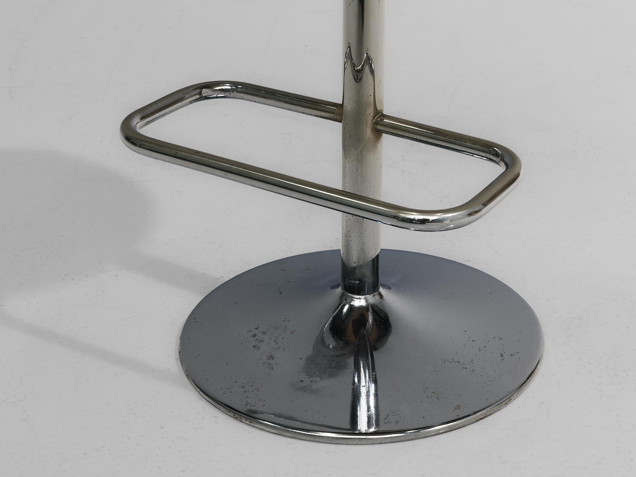 Meuble de bar Willy Rizzo en daim marron 7
