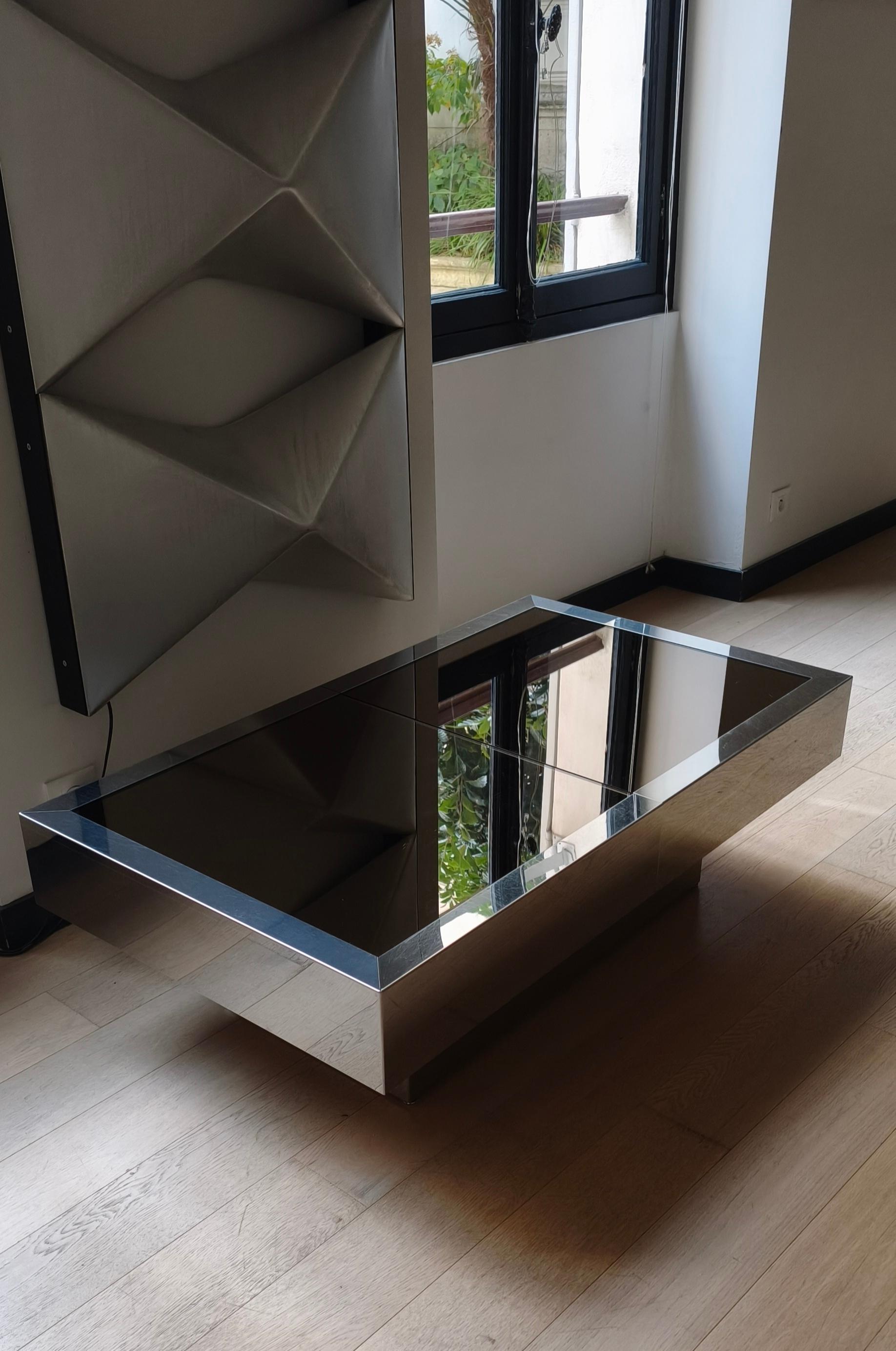 Willy Rizzo bar coffee table - 70s - Italian design 11