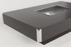 Willy Rizzo black Alveo coffee/bar table