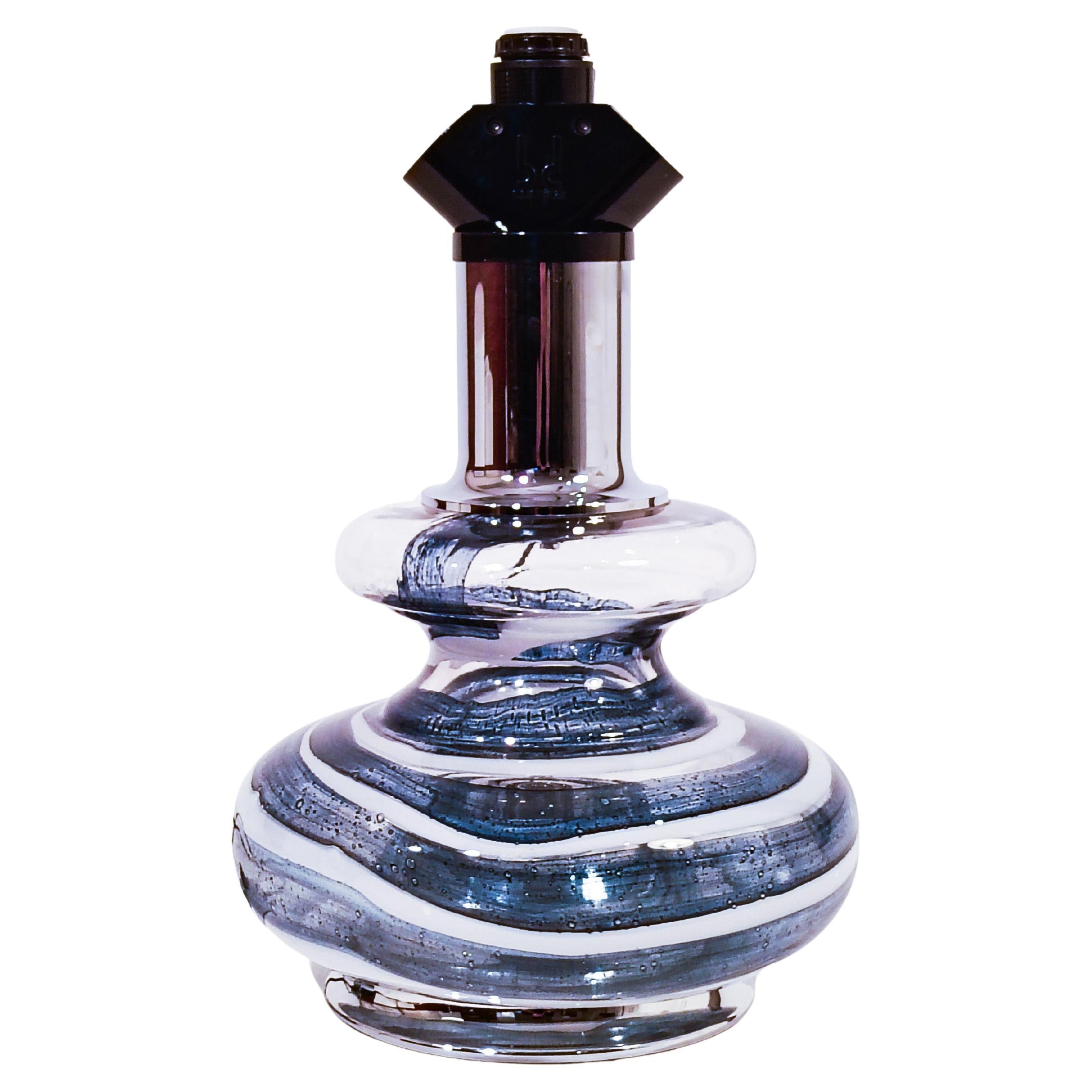 Willy Rizzo. Brutalist murano glass table lamp for BD Lúmica, Spain, 1970s